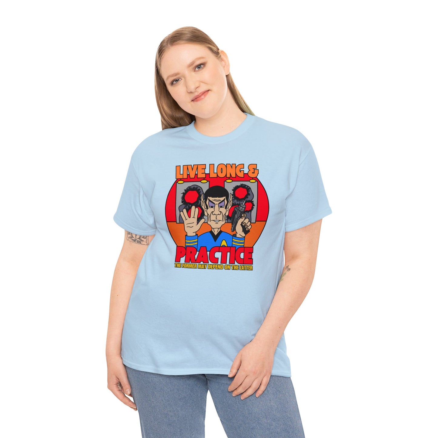 Live Long & Practice Unisex Heavy Cotton Tee