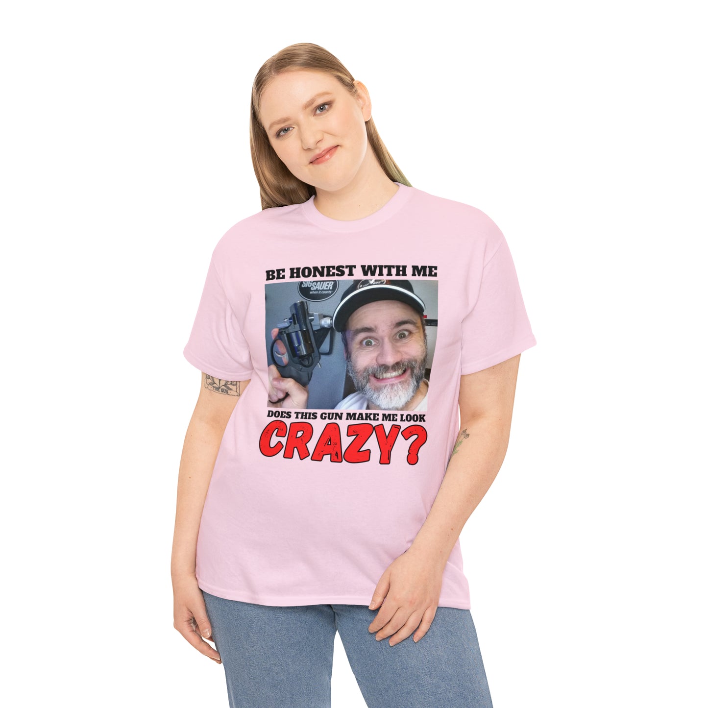 Crazy? Unisex Heavy Cotton Tee