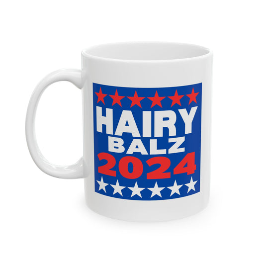Hairy/Balz '24! Ceramic Mug, (11oz, 15oz)
