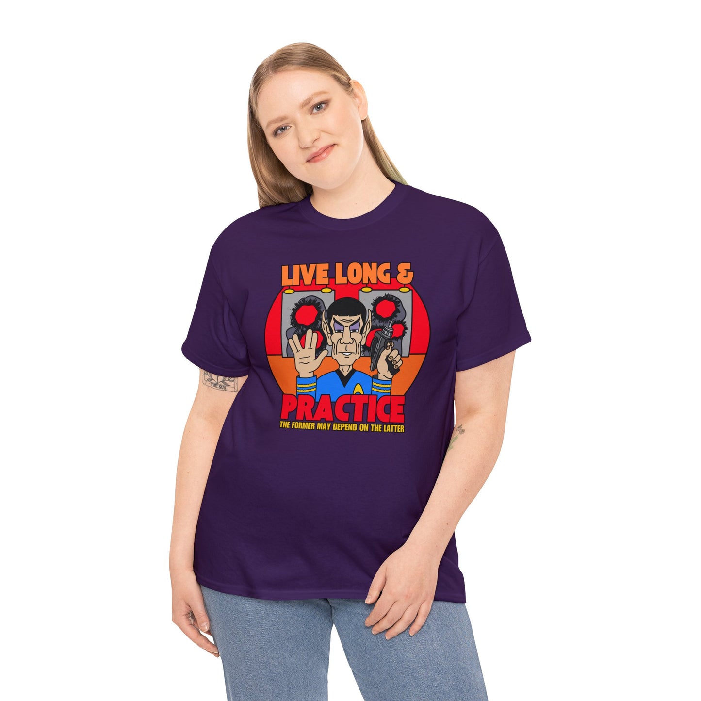 Live Long & Practice Unisex Heavy Cotton Tee