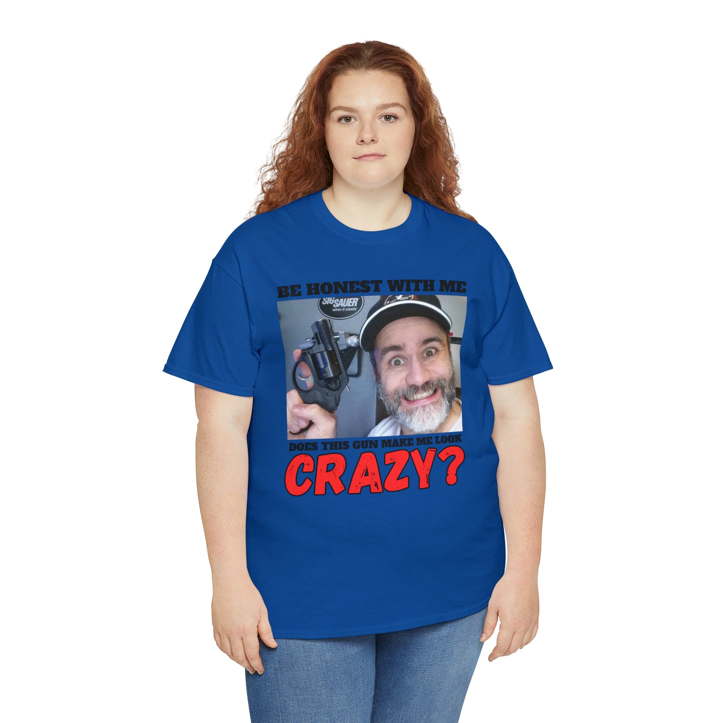 Crazy? Unisex Heavy Cotton Tee