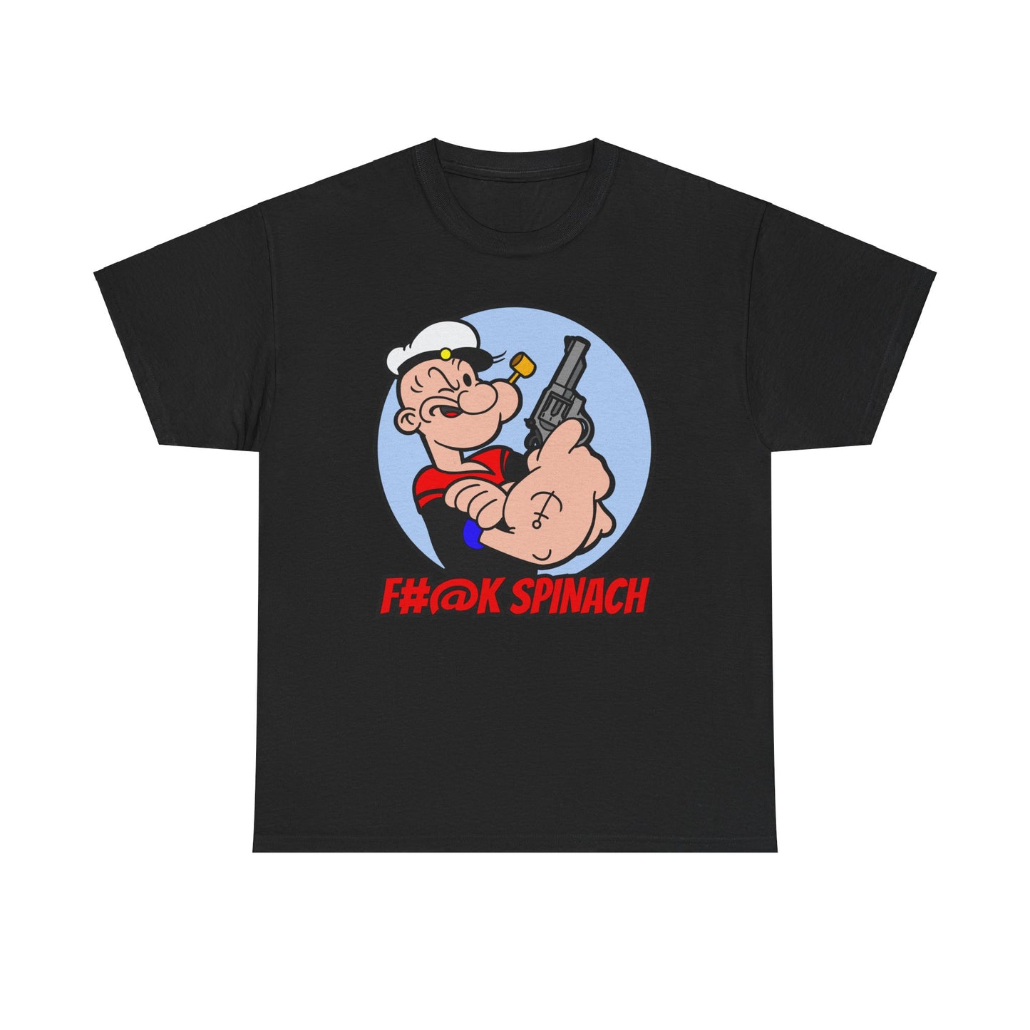 F#@K Spinach! Unisex Heavy Cotton Tee