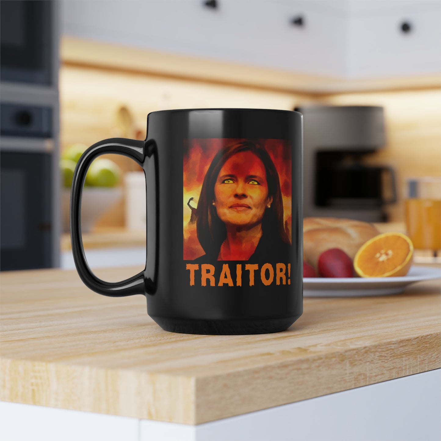 ACB Traitor! Black Mug, 15oz