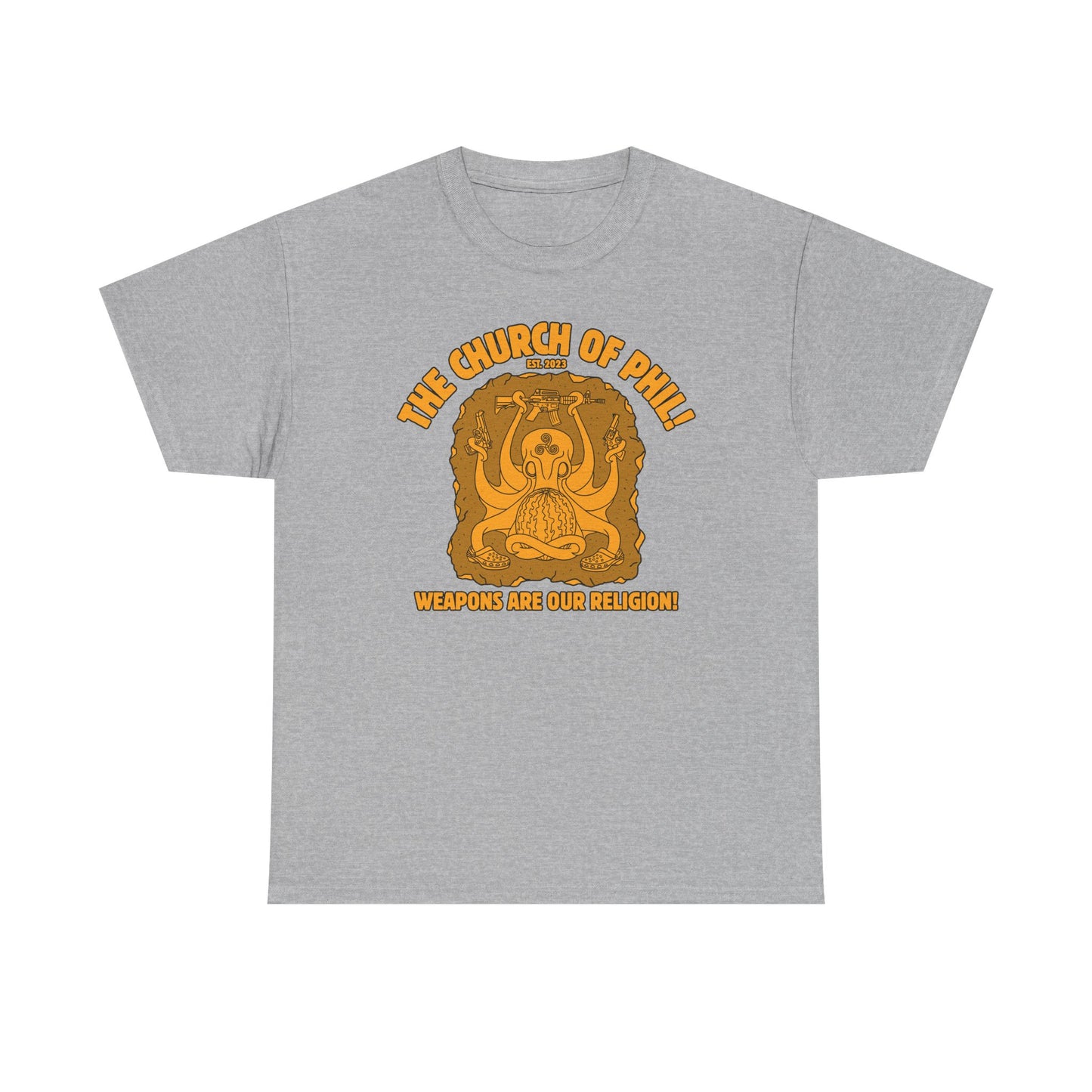 Vintage Style  - Weapons Are Our Religion! Unisex Heavy Cotton Tee