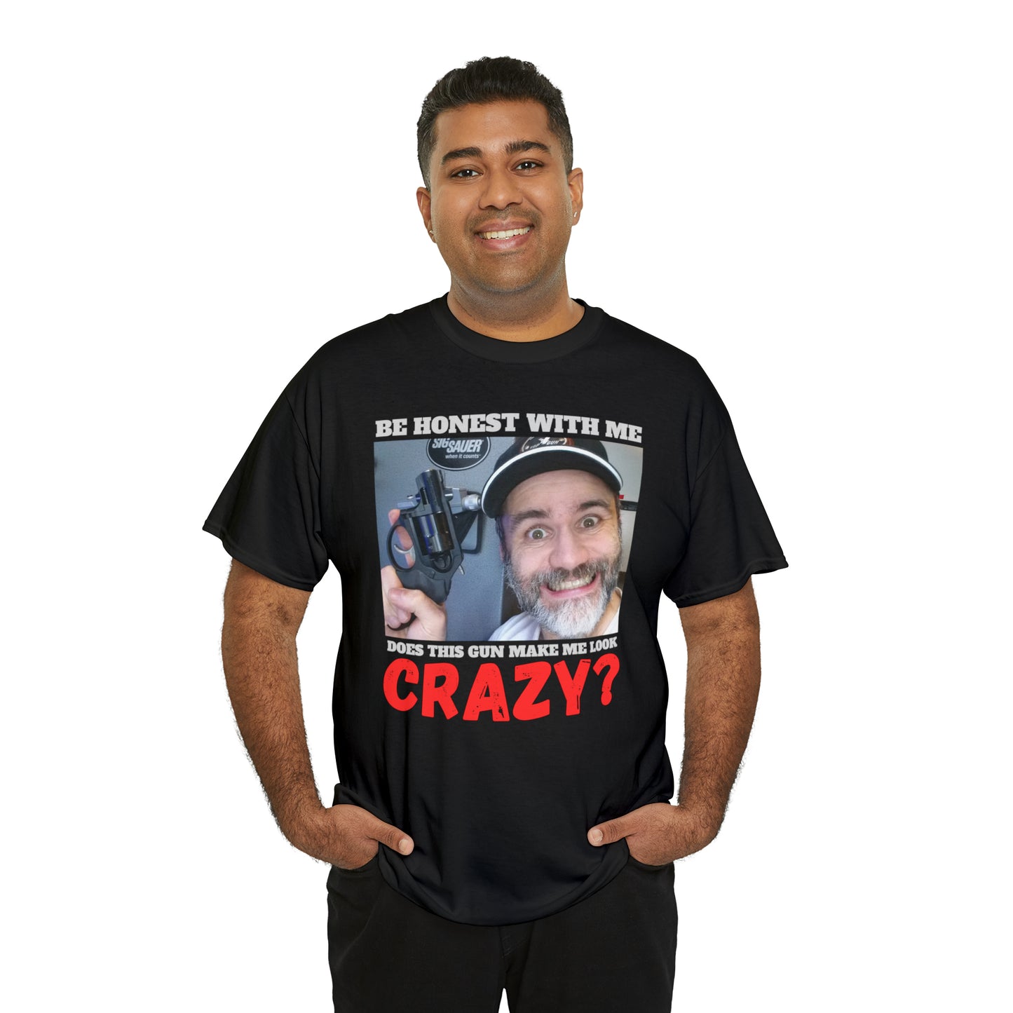 Crazy? Unisex Heavy Cotton Tee