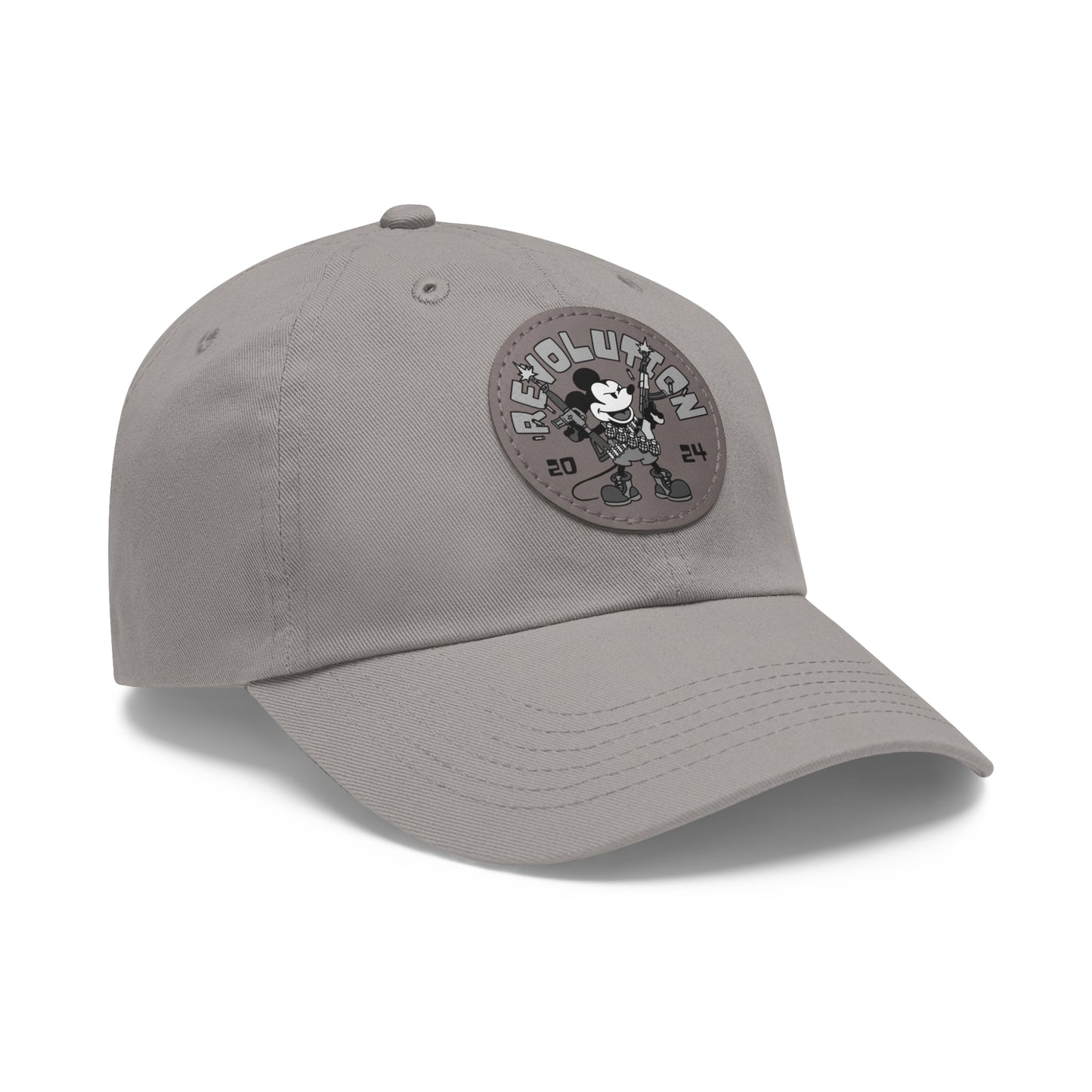 Revolutionary Willie! Dad Hat with Leather Patch (Round)