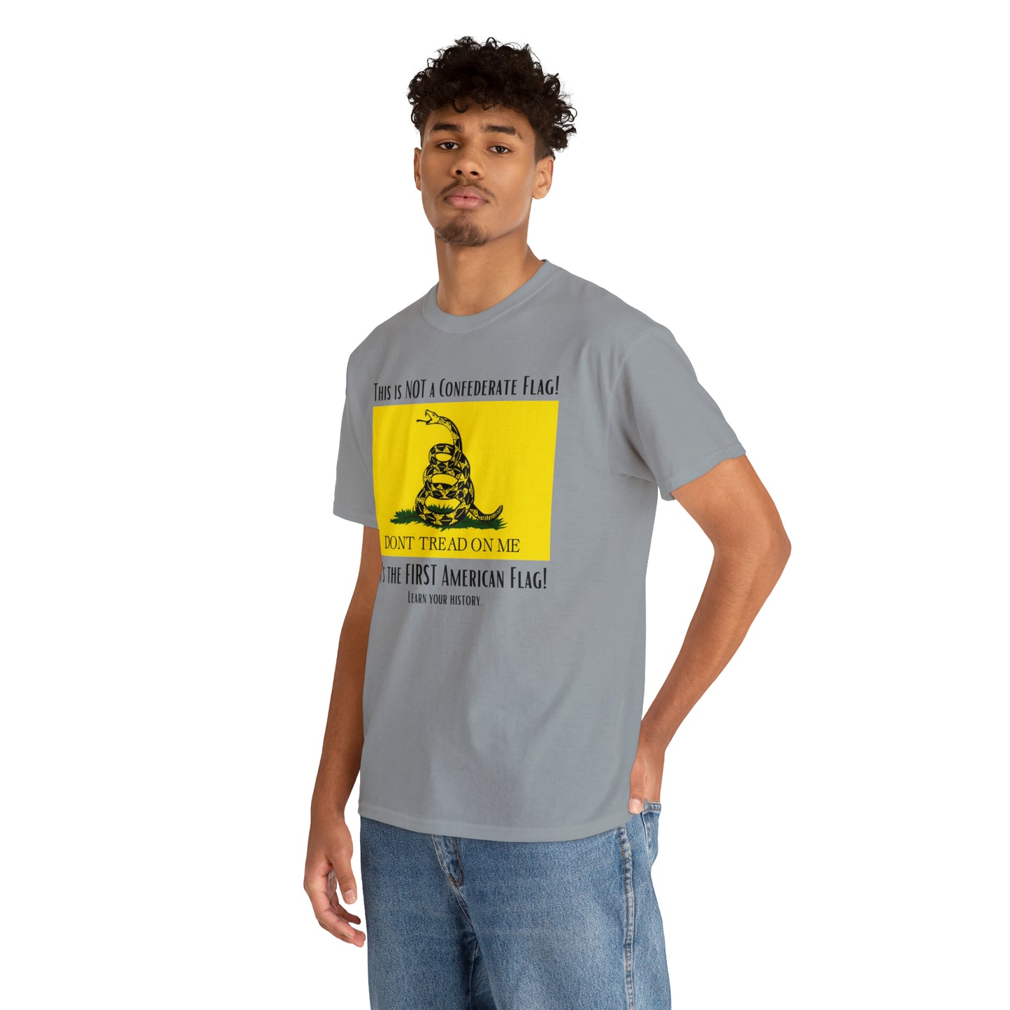 1st American Flag Unisex Heavy Cotton Tee