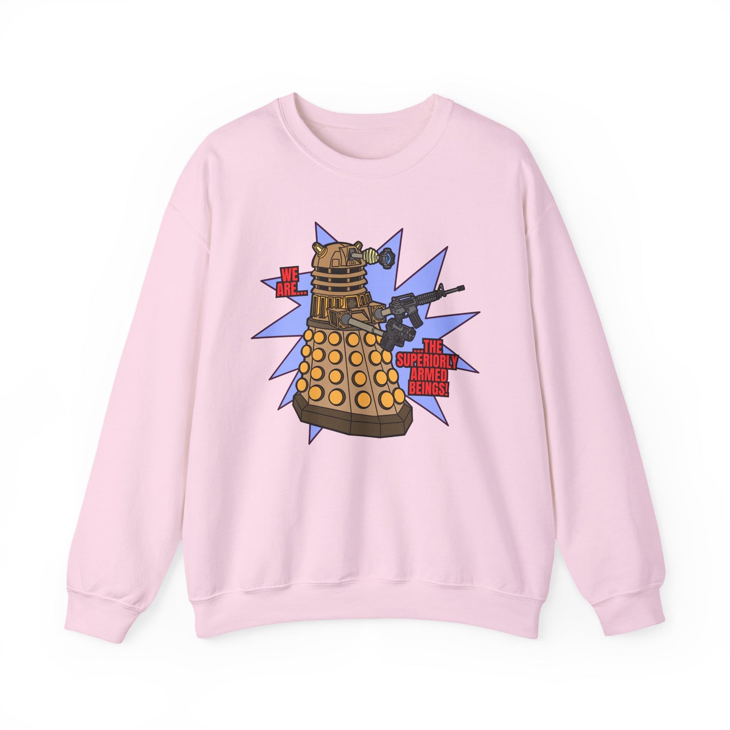 "Dalek" Superiorly Armed Being! Unisex Heavy Blend™ Crewneck Sweatshirt