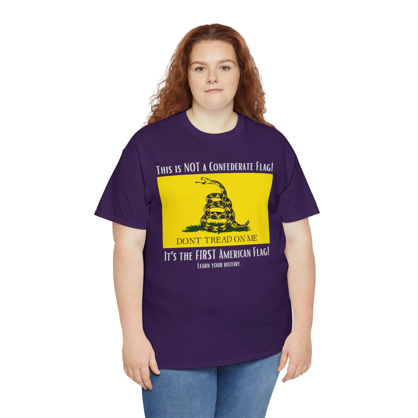 1st American Flag Unisex Heavy Cotton Tee