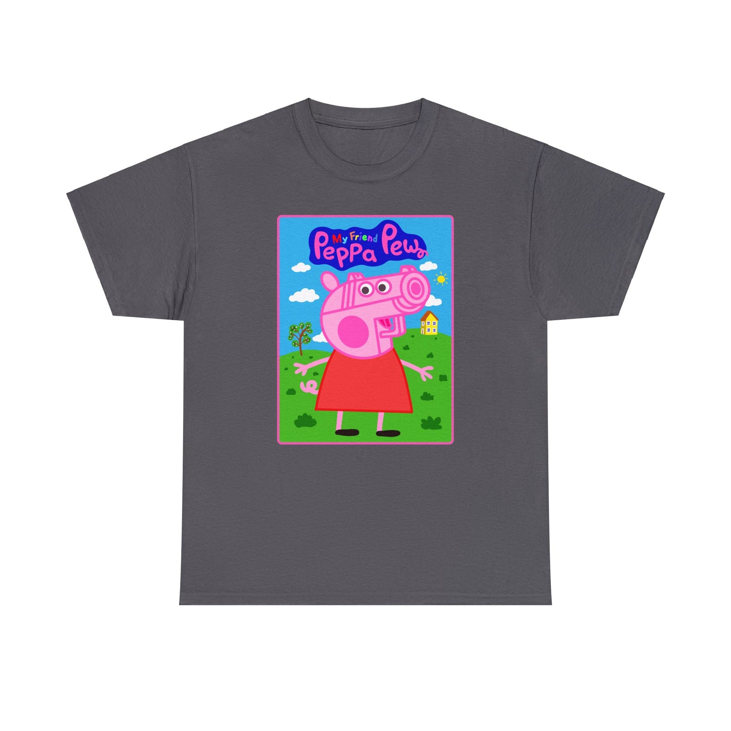 Peppa Pew Unisex Heavy Cotton Tee