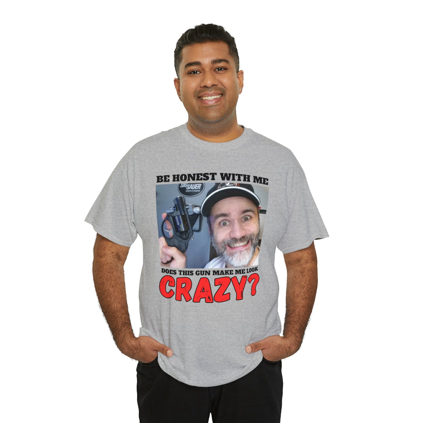 Crazy? Unisex Heavy Cotton Tee