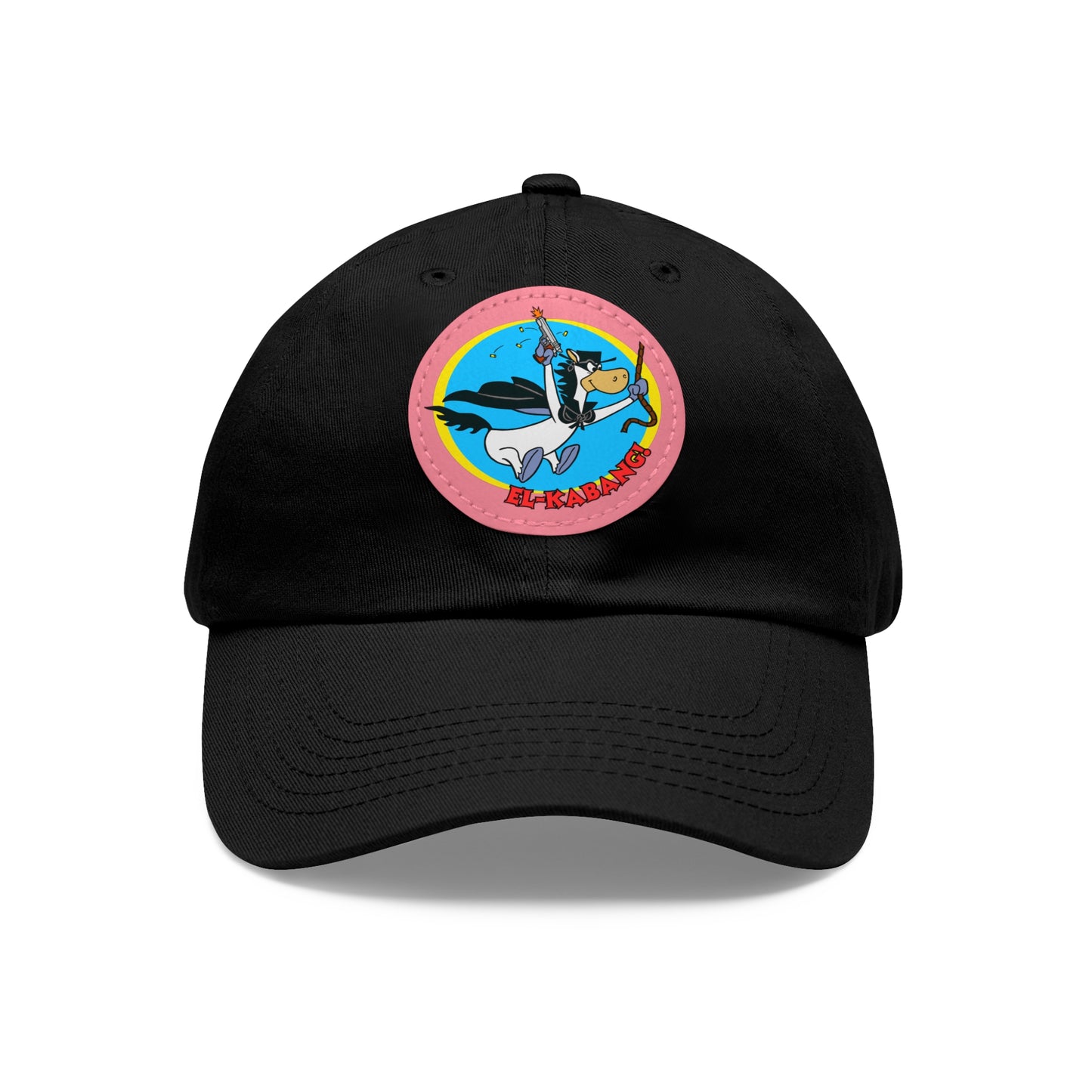 El-Kabang! Dad Hat with Leather Patch (Round)