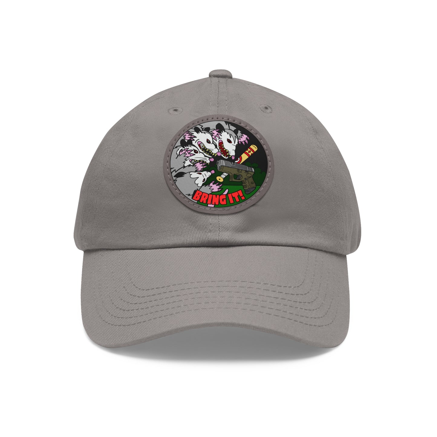 Gary's Last Stand! Dad Hat with Leather Patch (Round)
