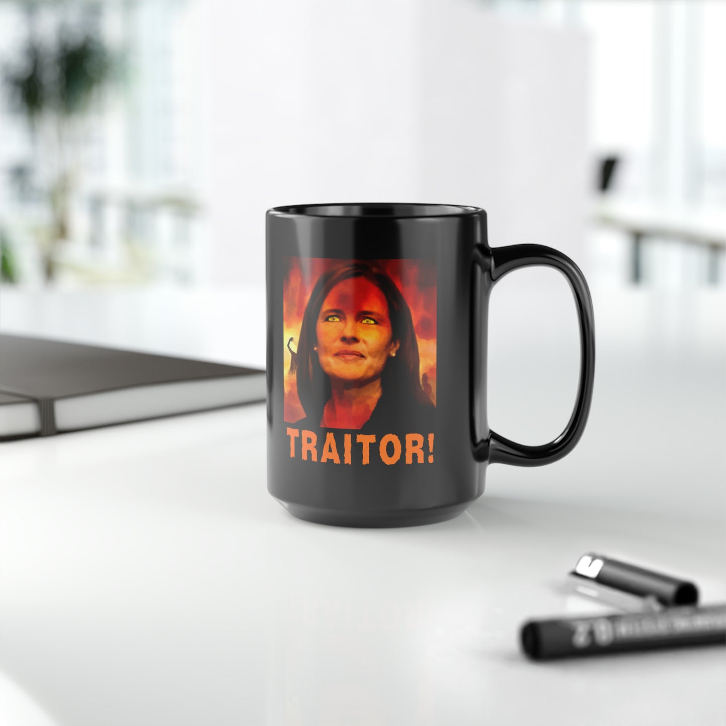 ACB Traitor! Black Mug, 15oz