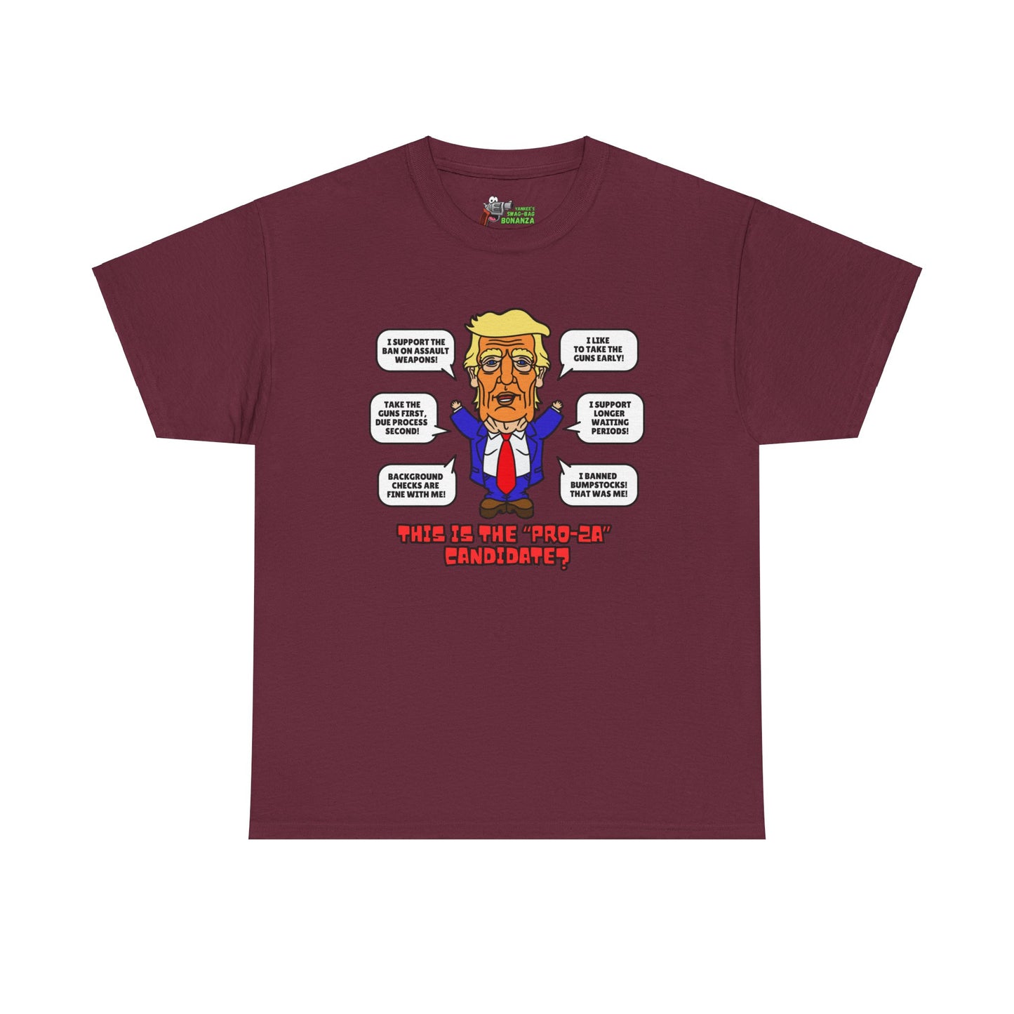Trump on Guns! Unisex Heavy Cotton Tee