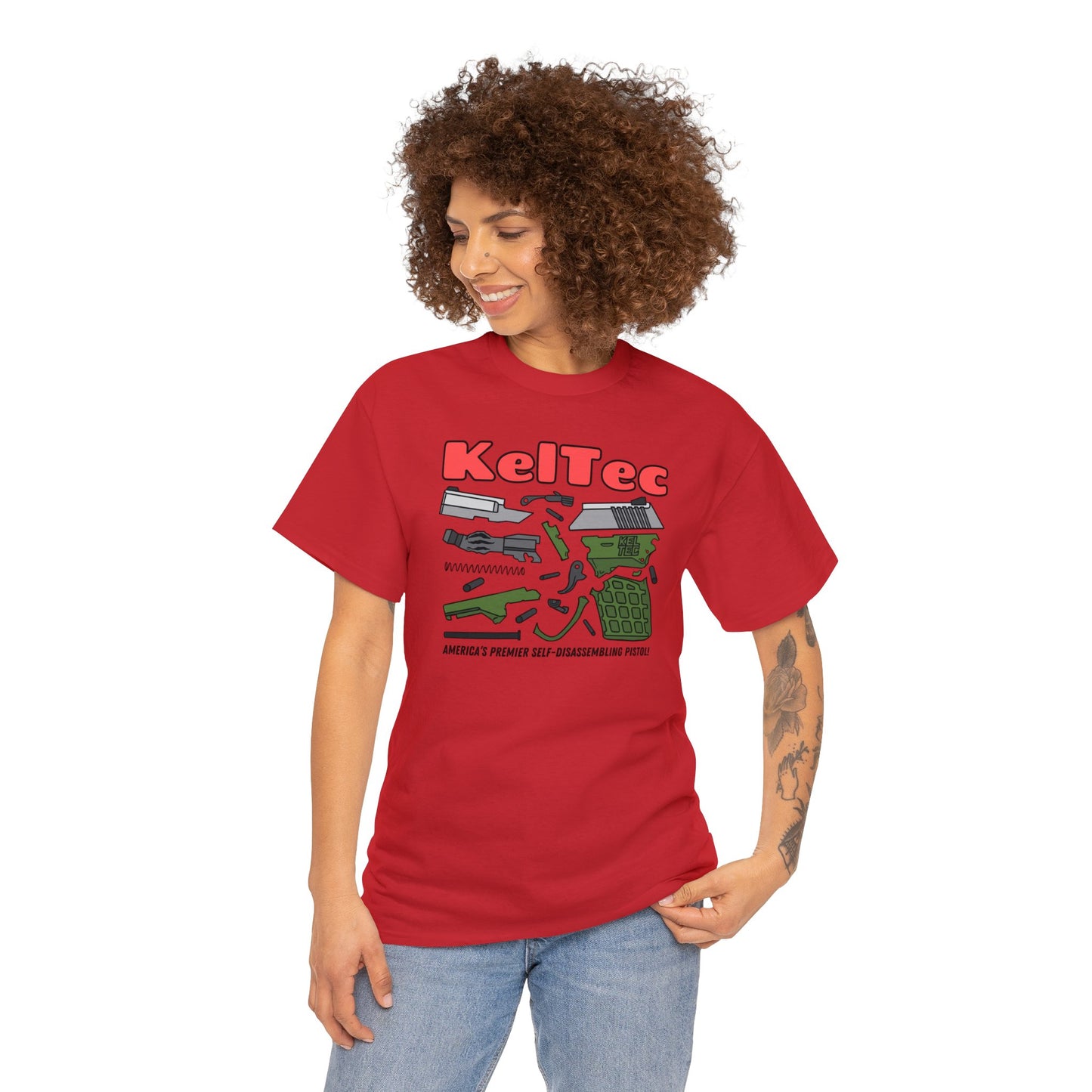 KelTec Disassembled Unisex Heavy Cotton Tee