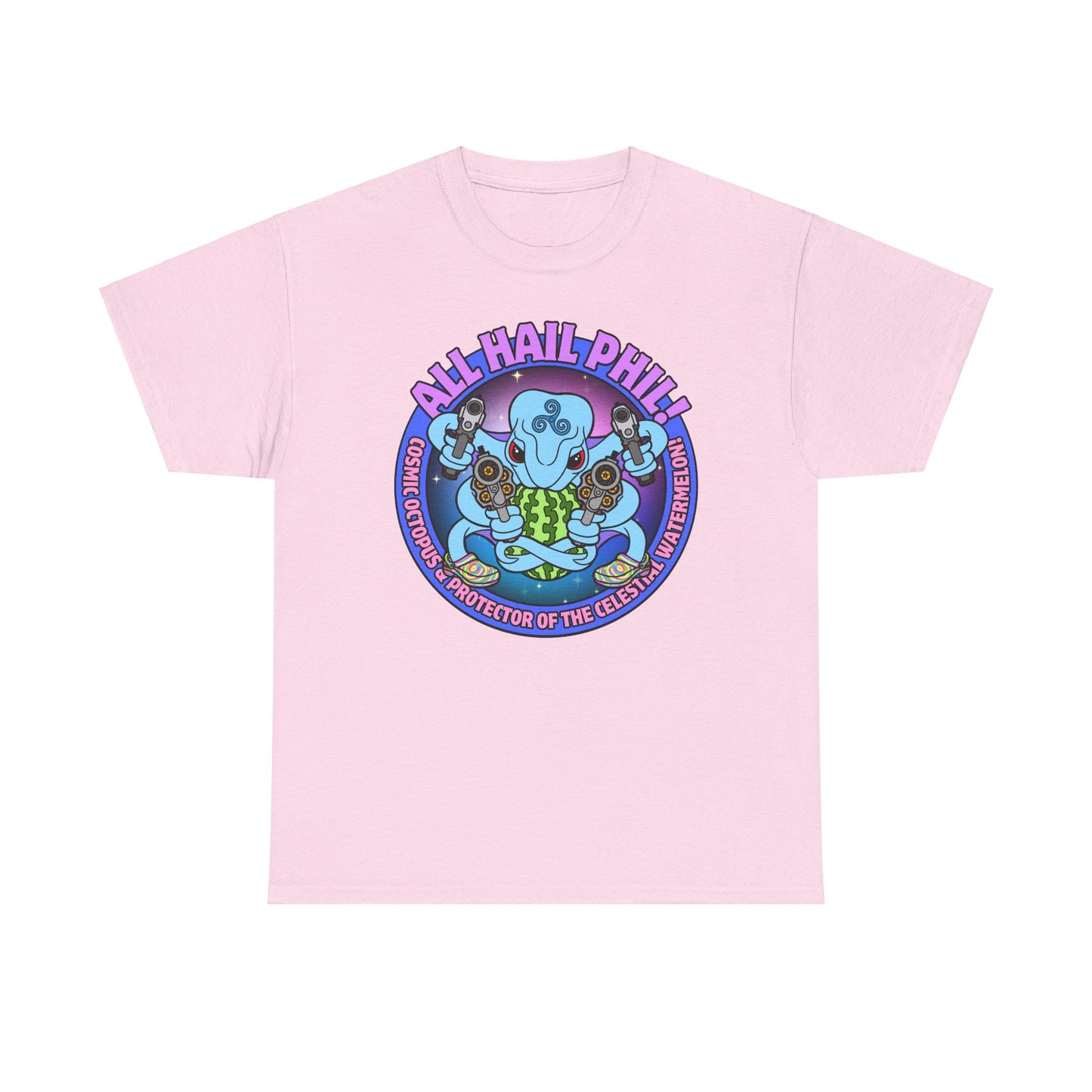 Cosmic Octopus! Unisex Heavy Cotton Tee