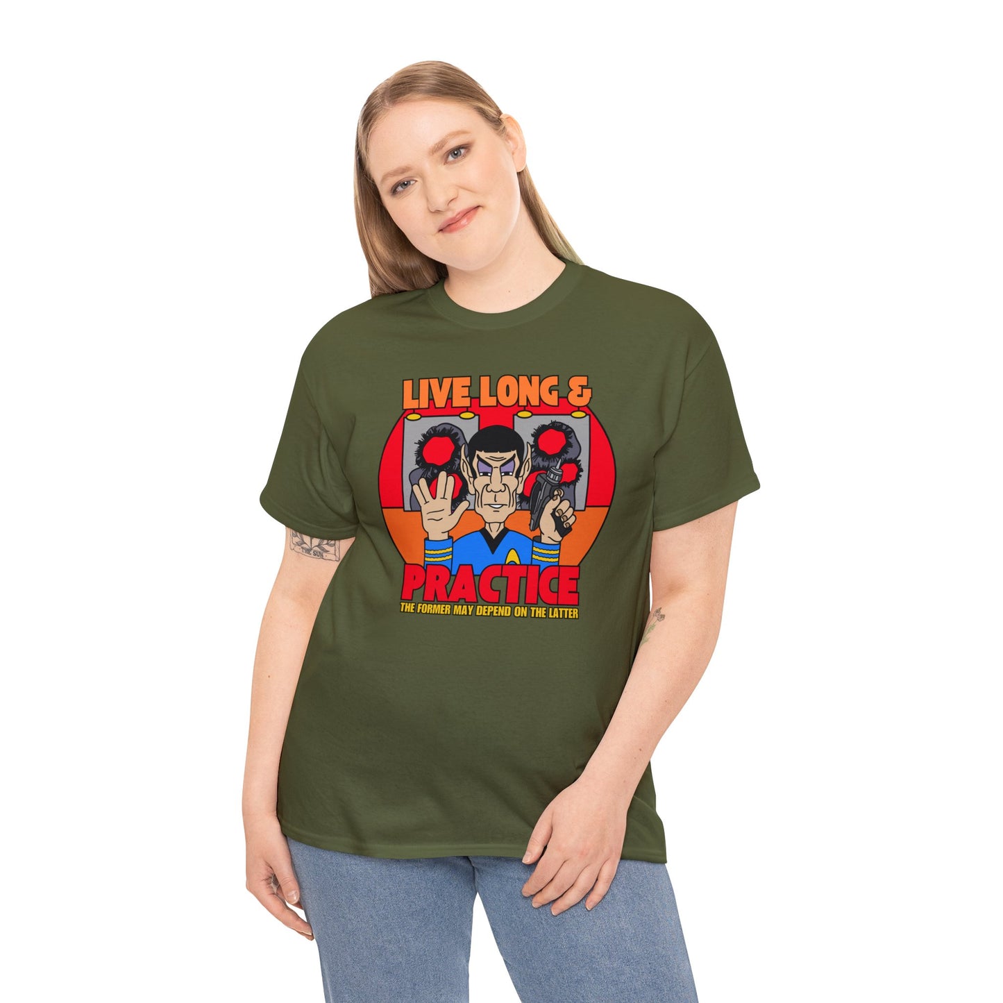 Live Long & Practice Unisex Heavy Cotton Tee