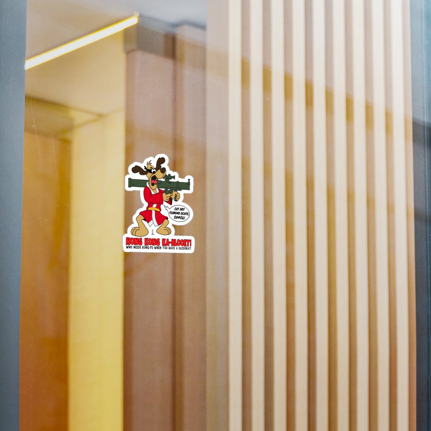 Hong Kong Ka-Blooey! Kiss-Cut Vinyl Decals