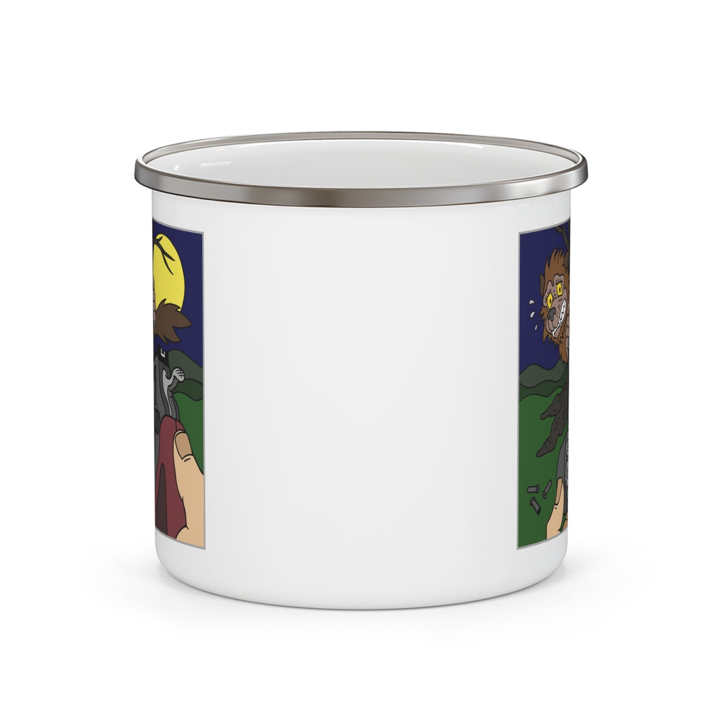 C'mon Man! Enamel Camping Mug