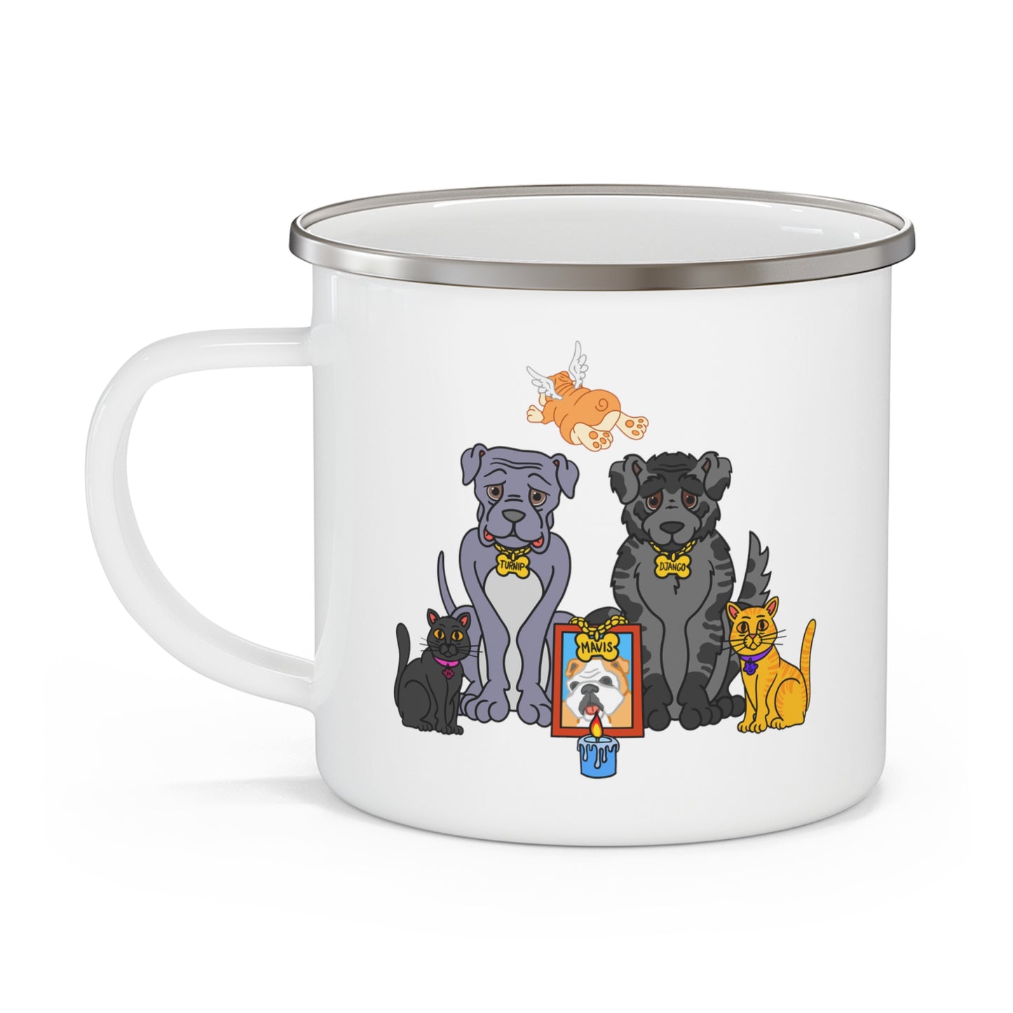 Lost but Still Loved (Mavis tribute) Enamel Camping Mug