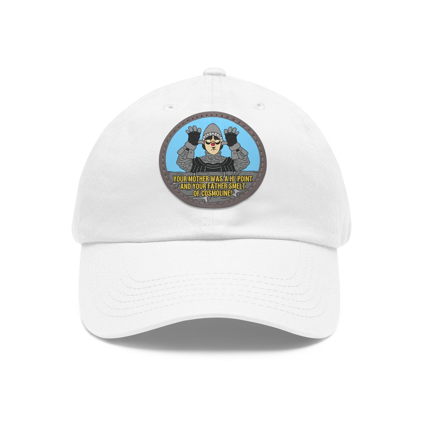 Cosmoline Taunt! Dad Hat with Leather Patch (Round)