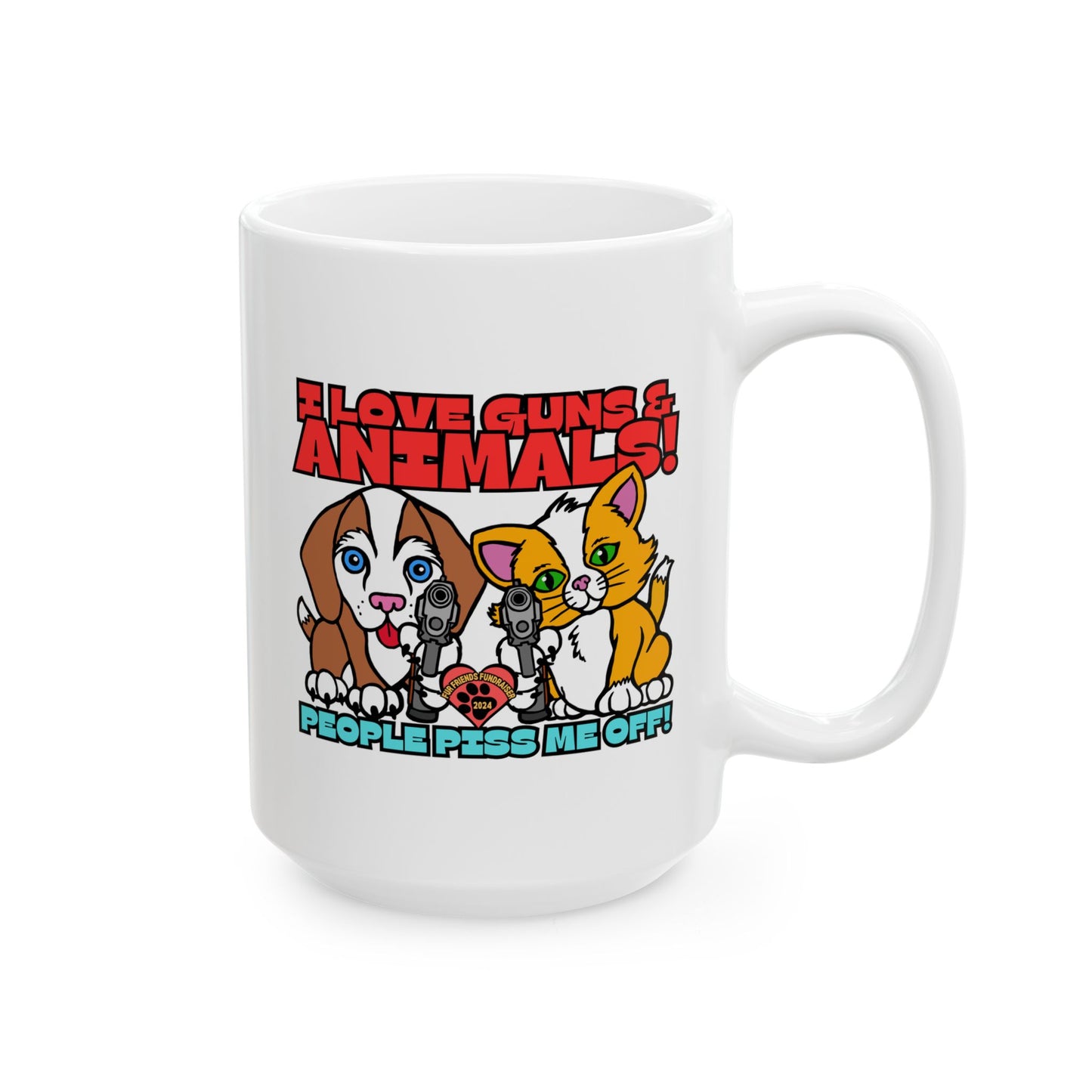 People Piss Me Off! (FFF) Ceramic Mug, (11oz, 15oz)