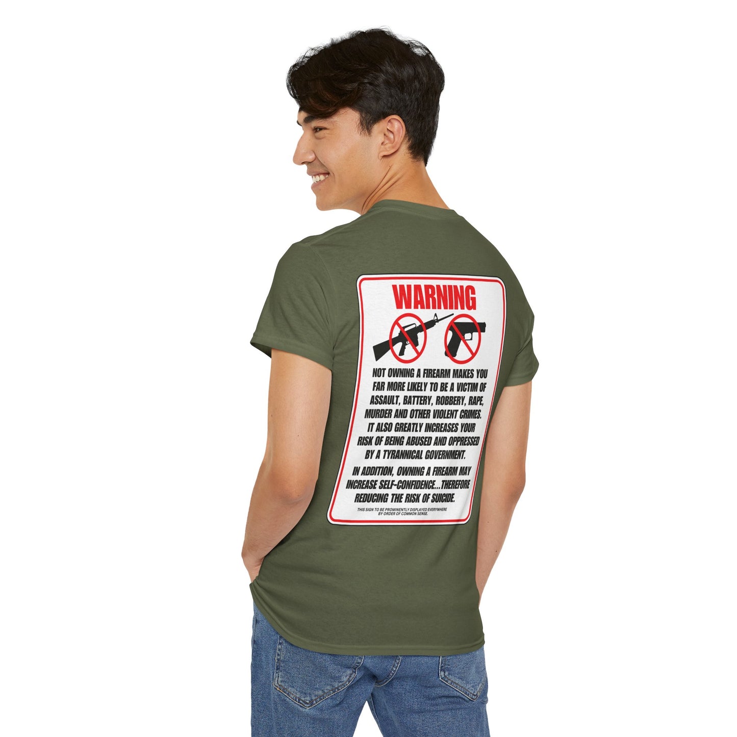 Firearm Safety! Unisex Heavy Cotton Tee