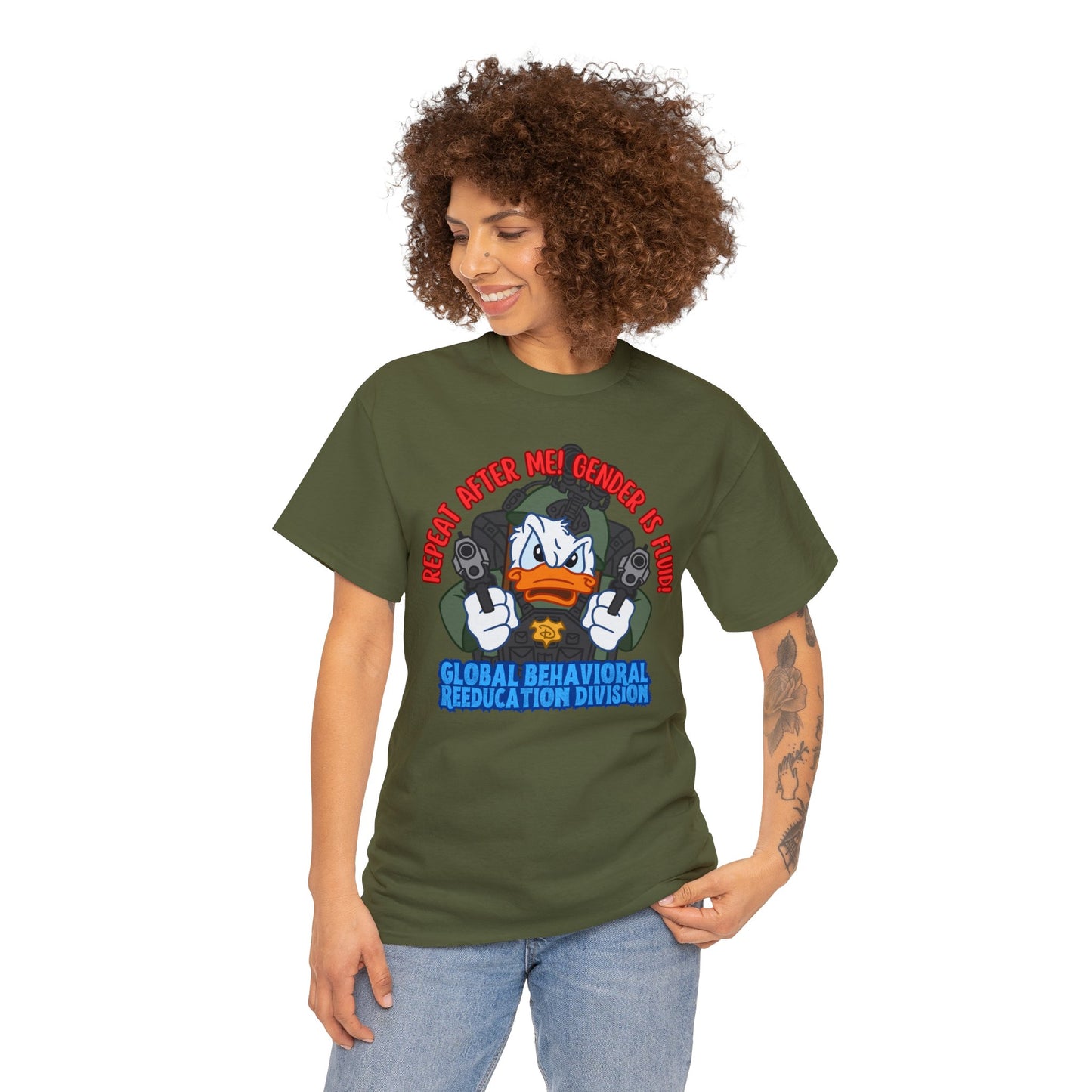 Tacti-Quack! (GF) Unisex Heavy Cotton Tee