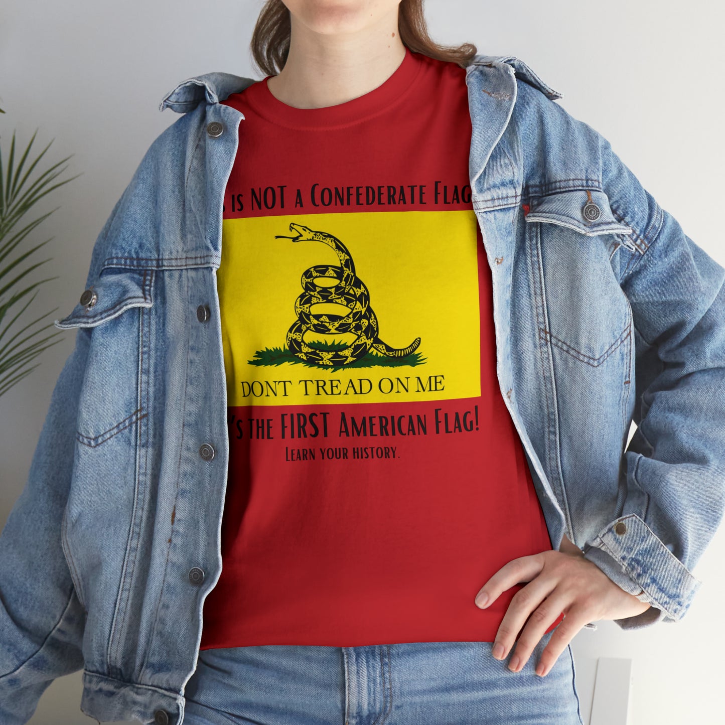 1st American Flag Unisex Heavy Cotton Tee