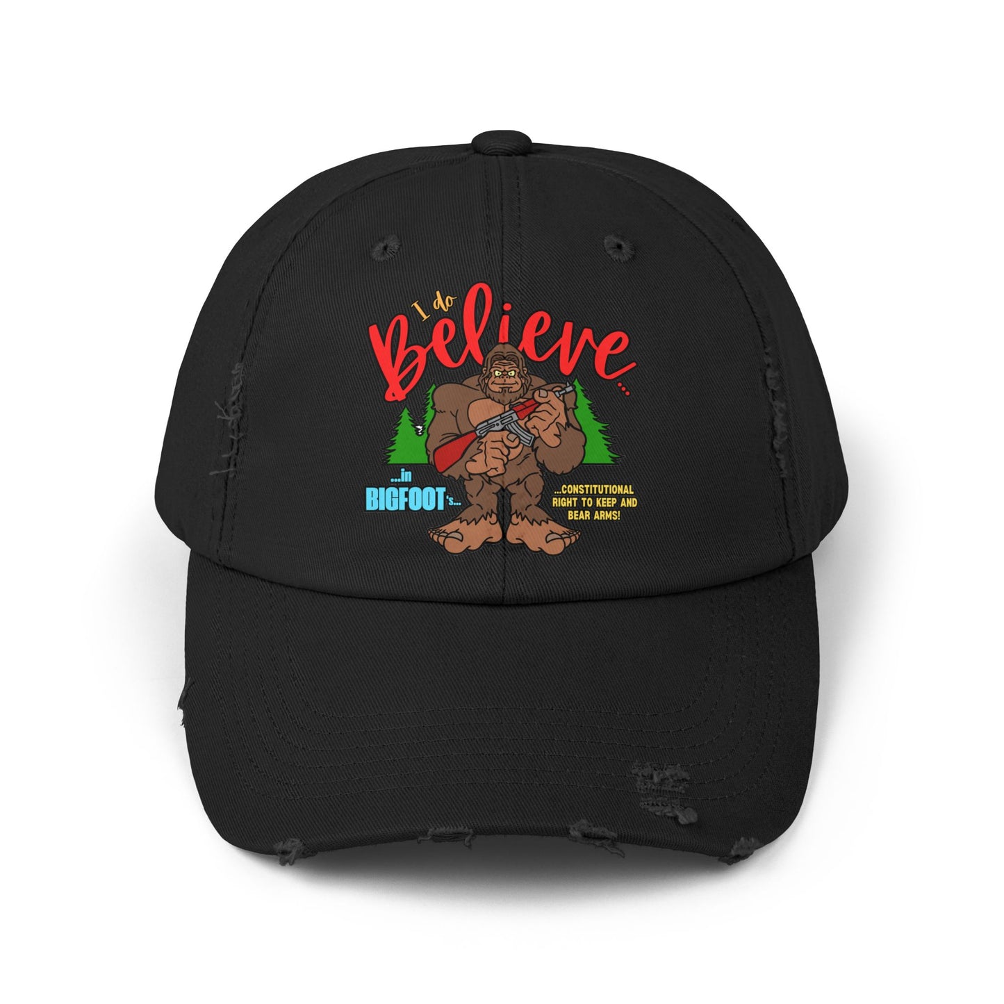 I Believe! Unisex Distressed Cap