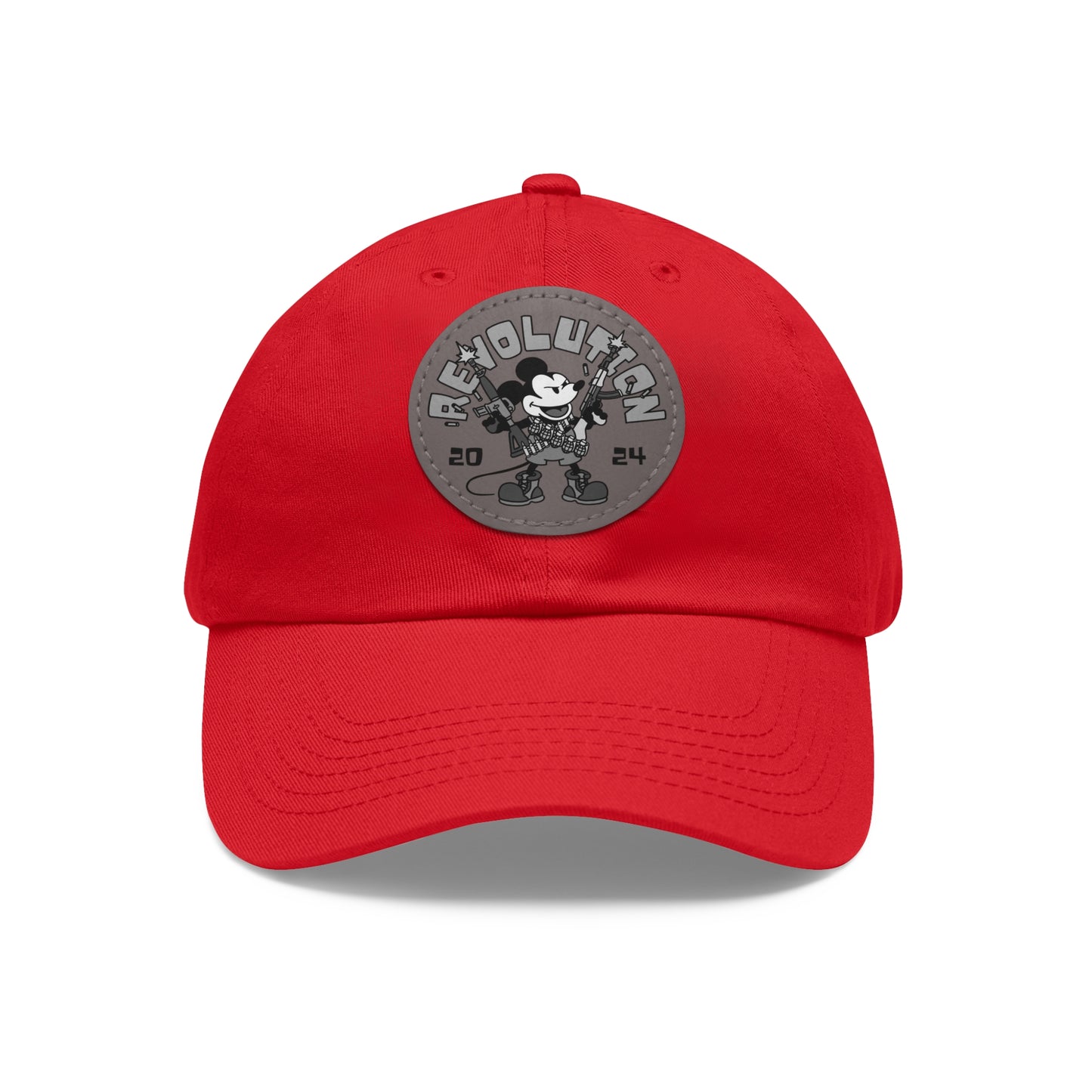 Revolutionary Willie! Dad Hat with Leather Patch (Round)