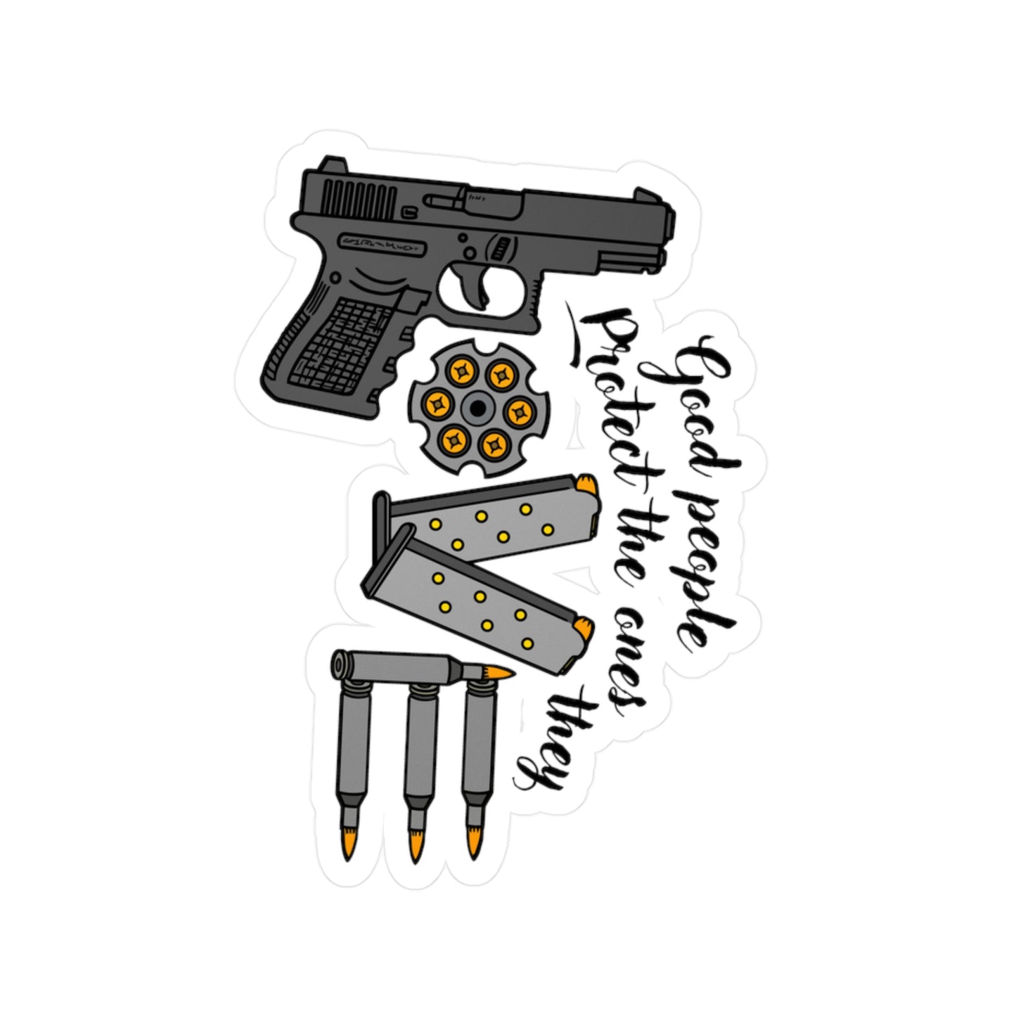 Good People Kiss-Cut Vinyl Decals