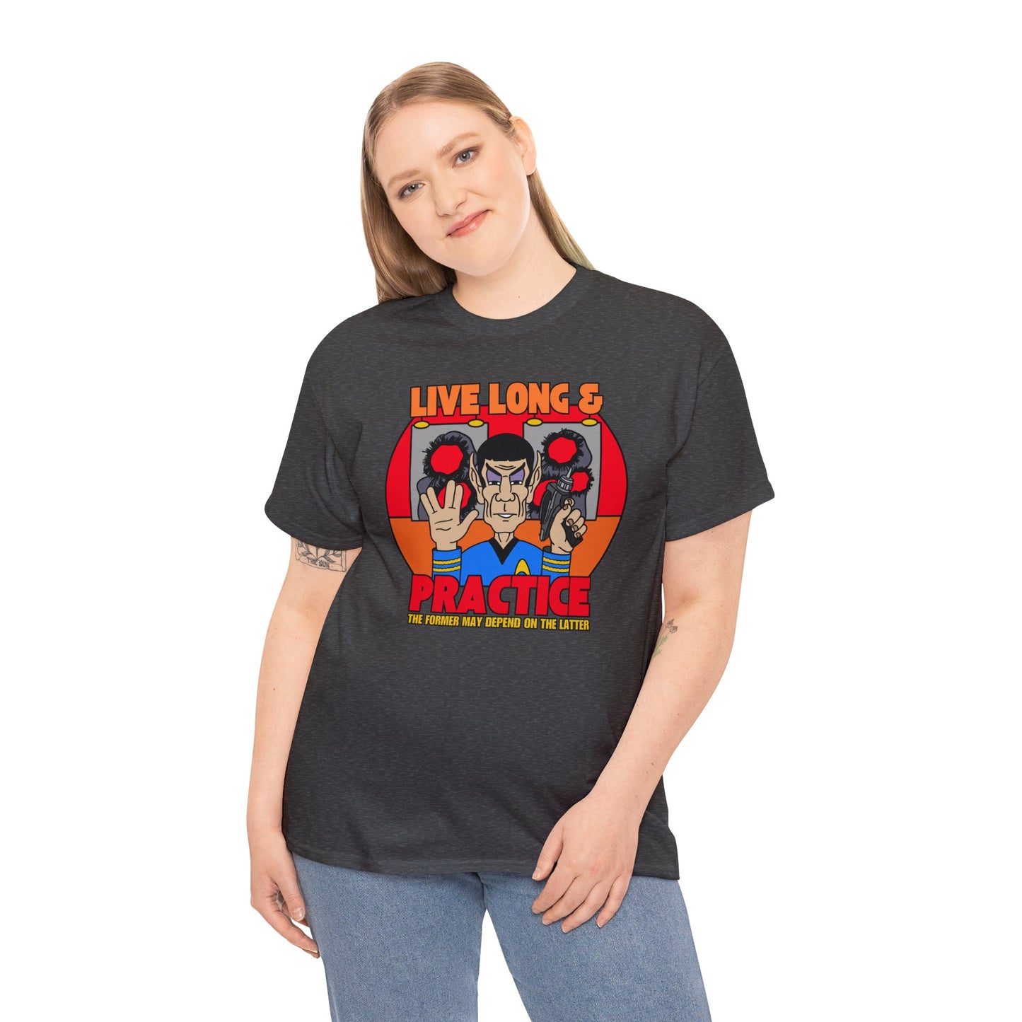 Live Long & Practice Unisex Heavy Cotton Tee