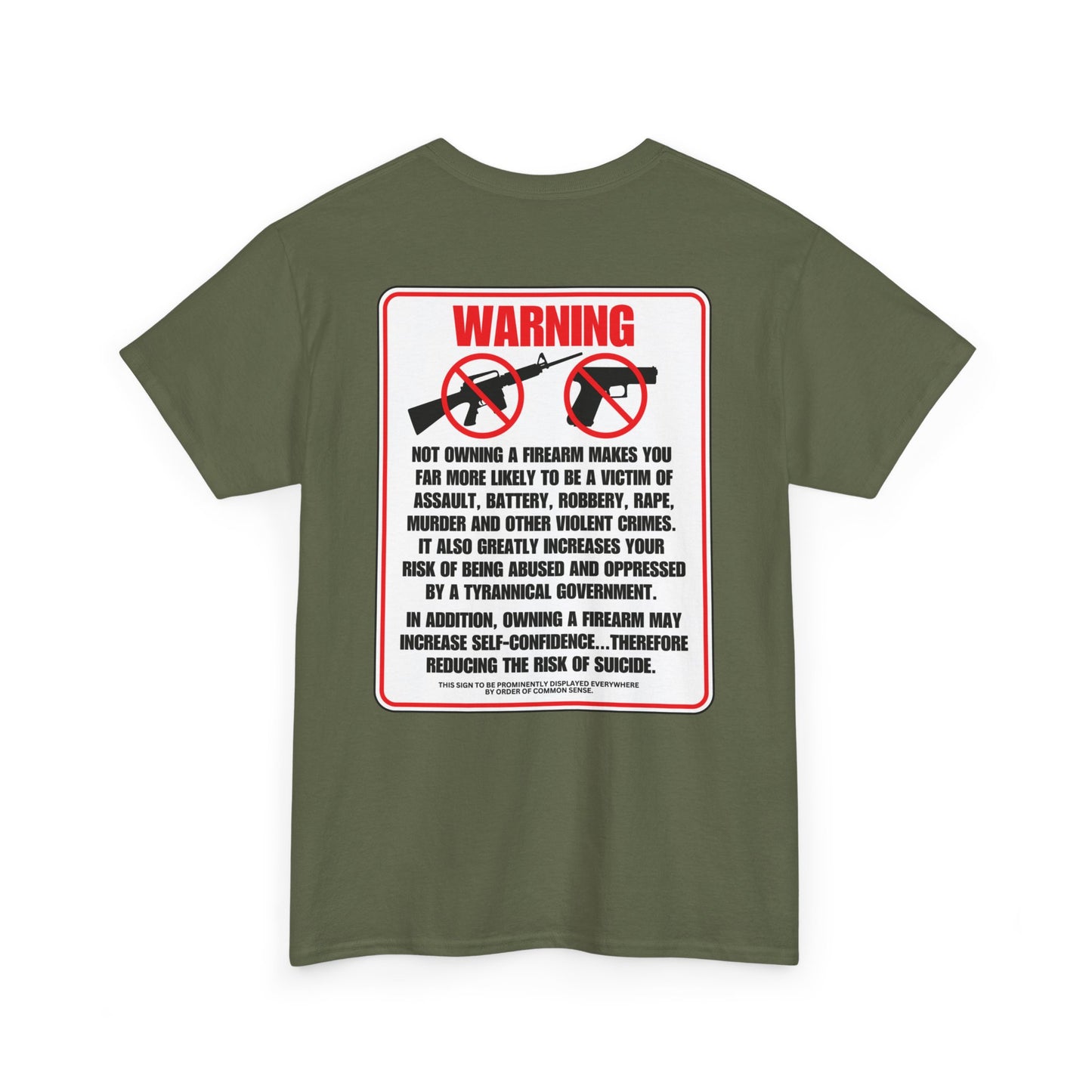 Firearm Safety! Unisex Heavy Cotton Tee