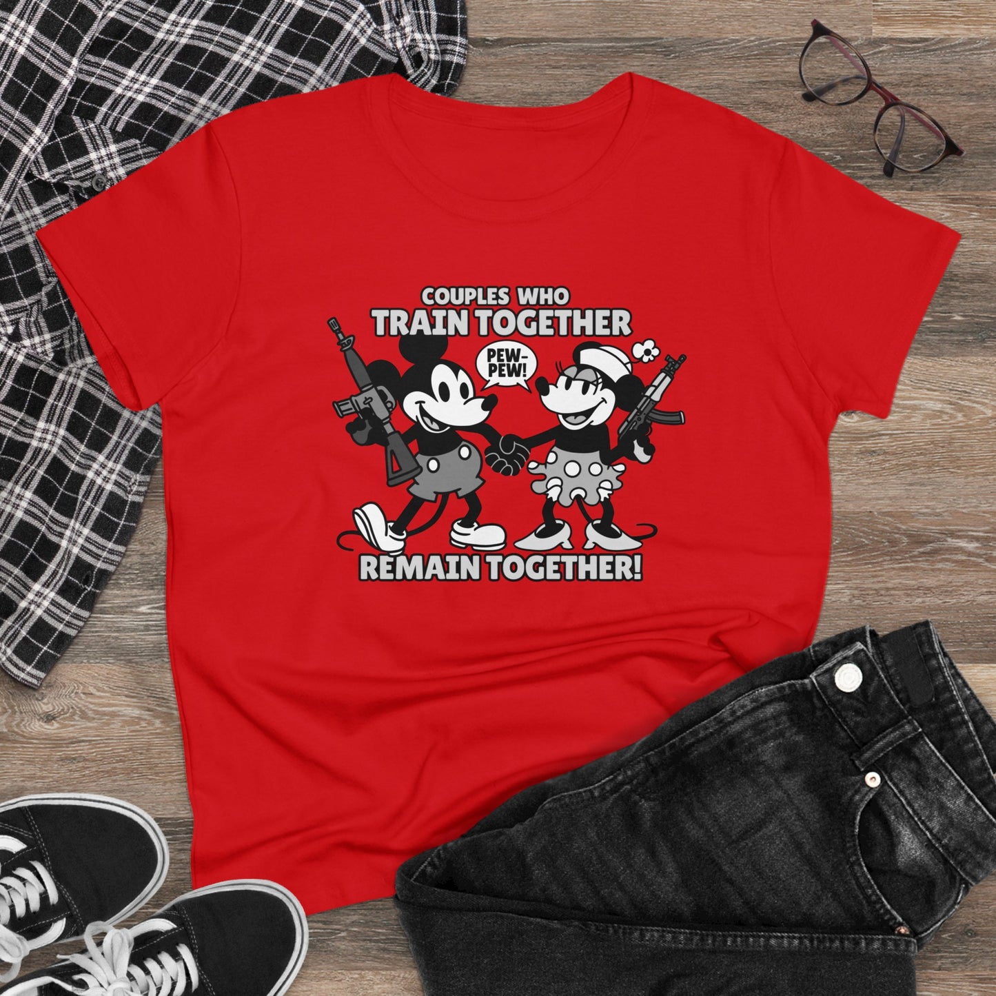 Couple's Therapy! Women's Midweight Cotton Tee