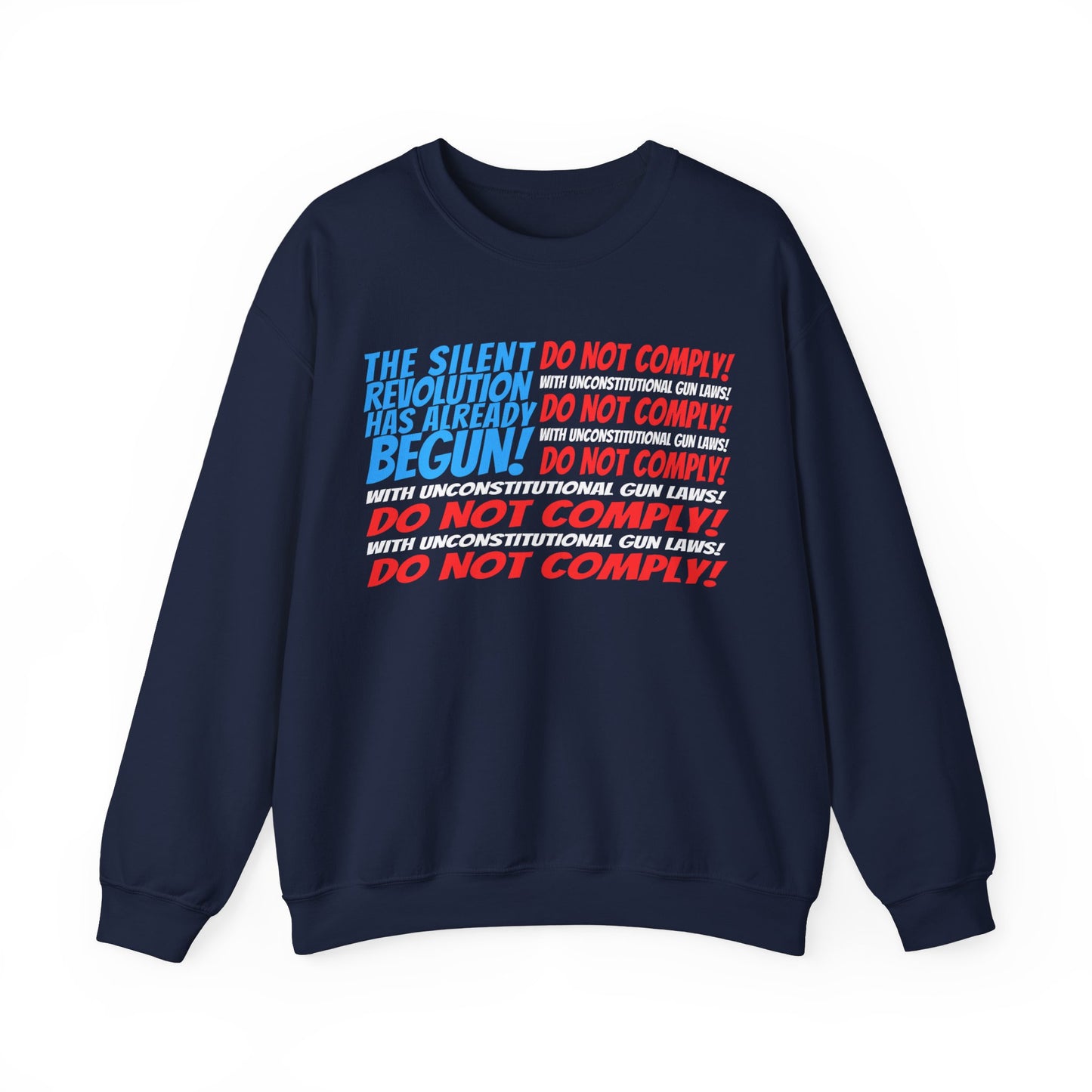 Silent Revolution! Unisex Heavy Blend™ Crewneck Sweatshirt
