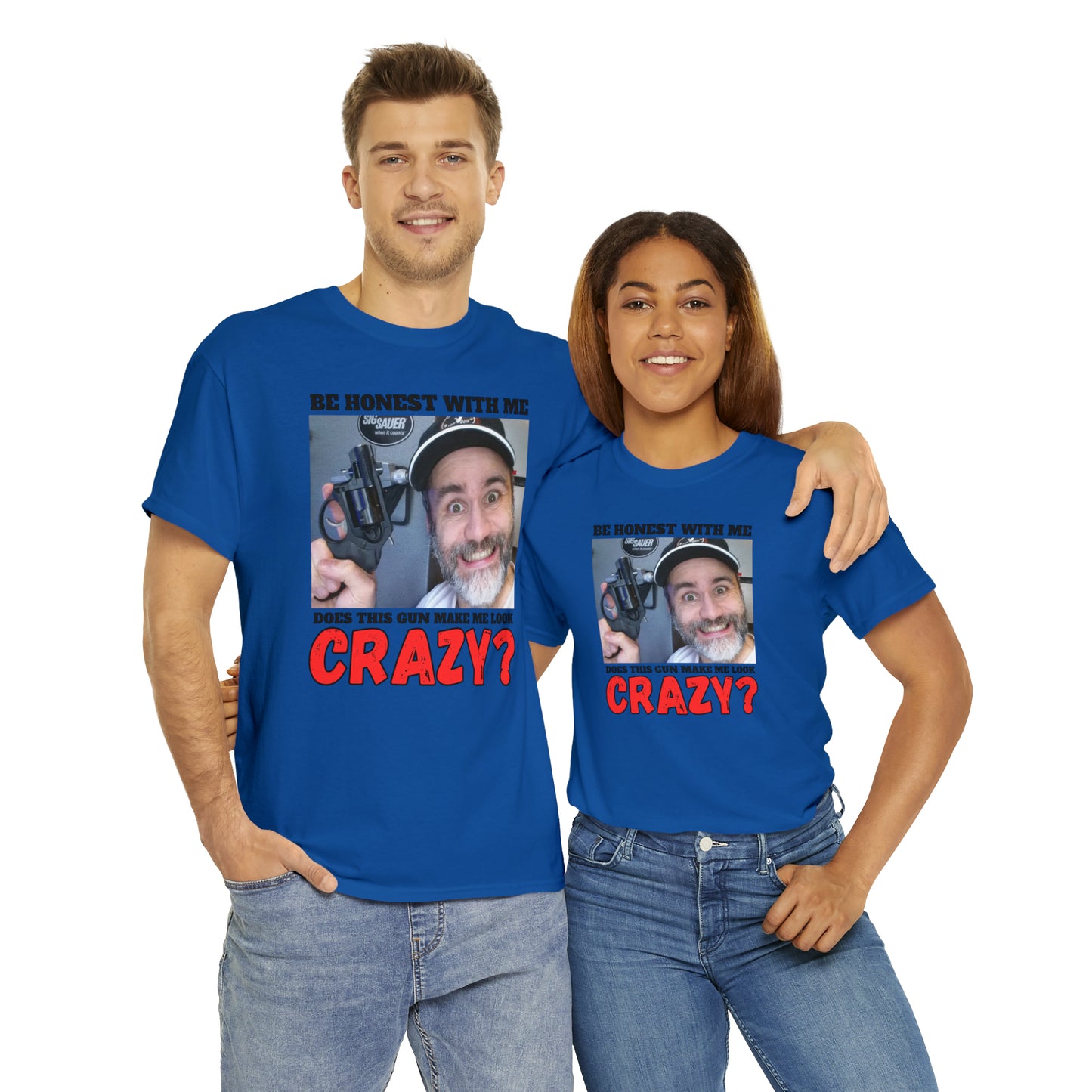 Crazy? Unisex Heavy Cotton Tee