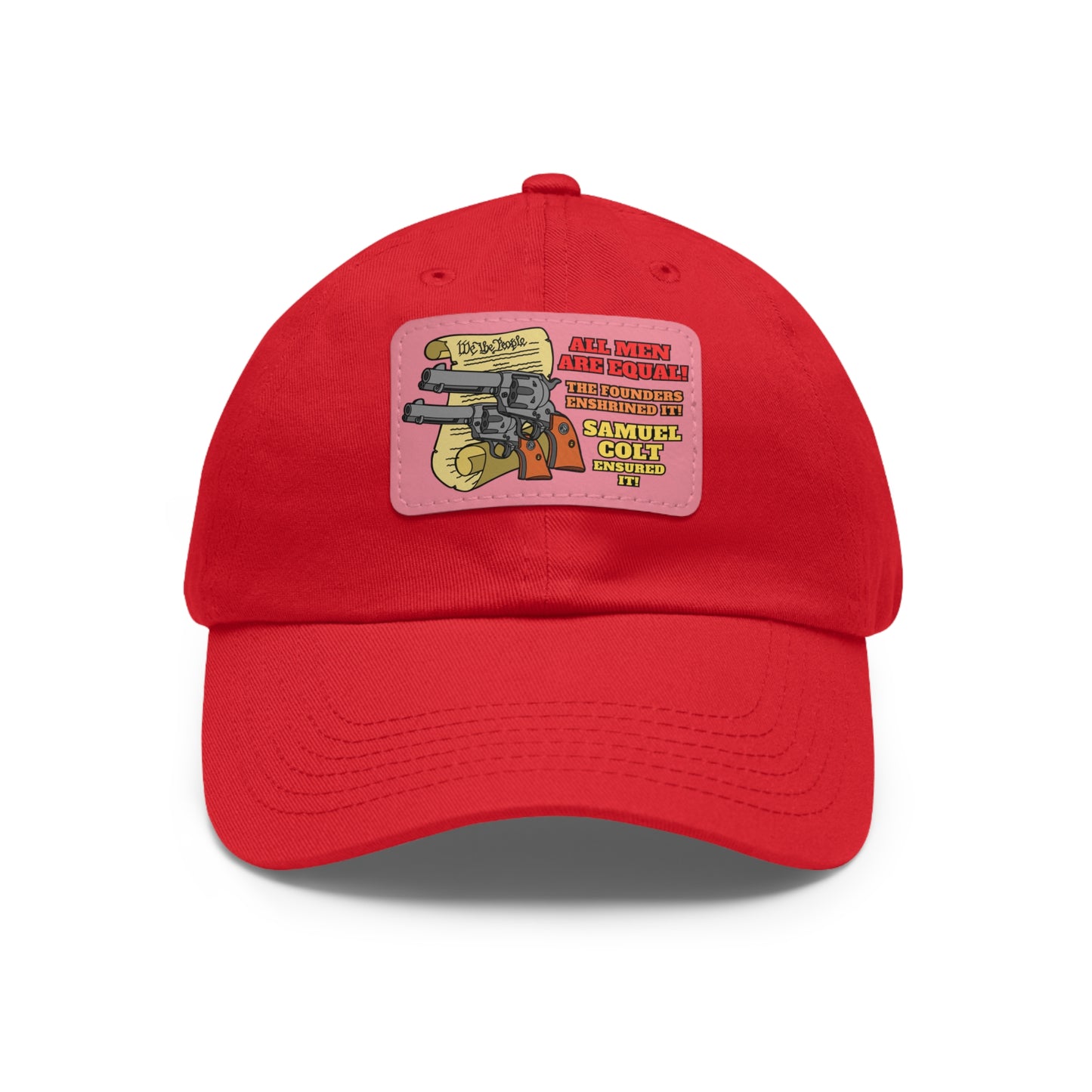 Equalizers! Dad Hat with Leather Patch (Rectangle)