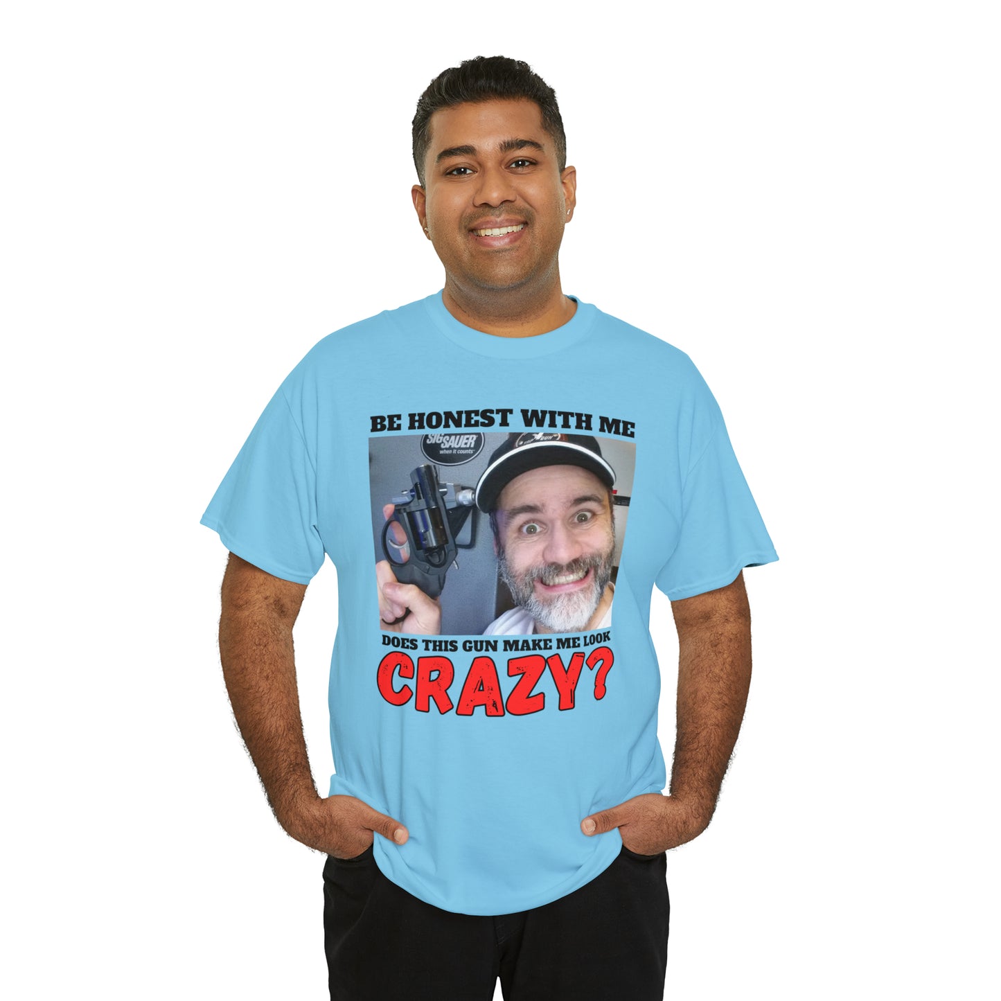 Crazy? Unisex Heavy Cotton Tee