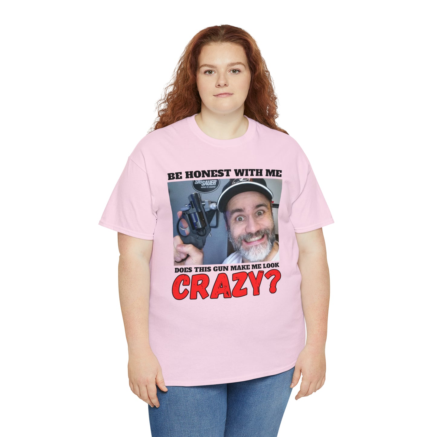 Crazy? Unisex Heavy Cotton Tee