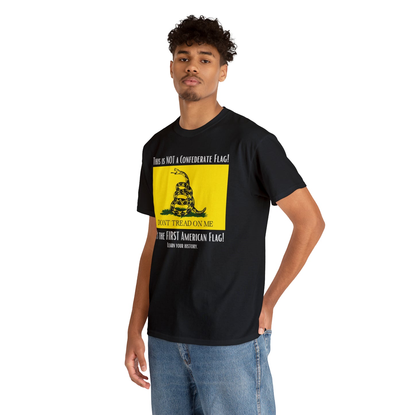 1st American Flag Unisex Heavy Cotton Tee