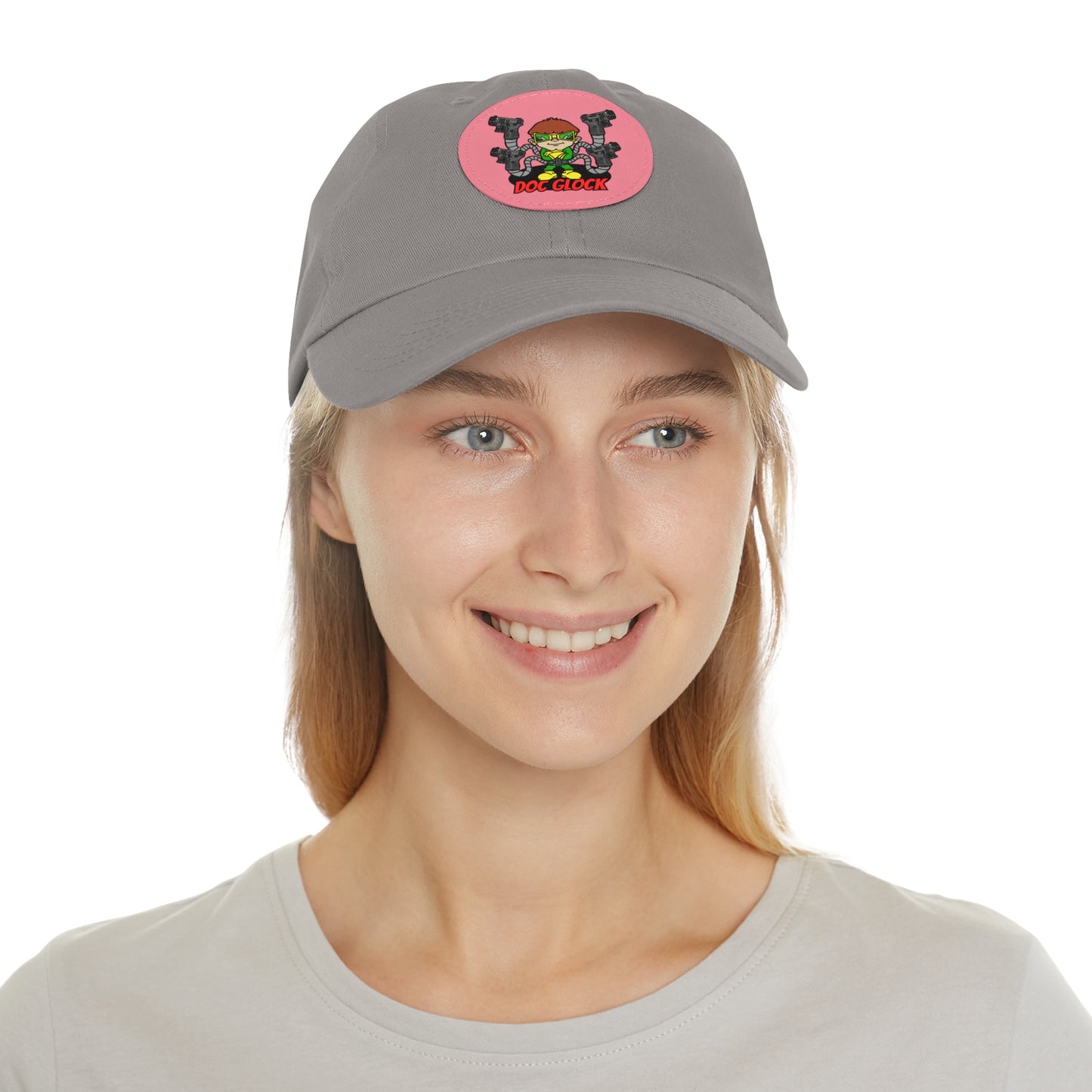 Doc Glock! Dad Hat with Leather Patch (Round)