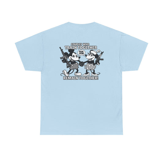 Couple's Therapy! (Back Print) Unisex Heavy Cotton Tee