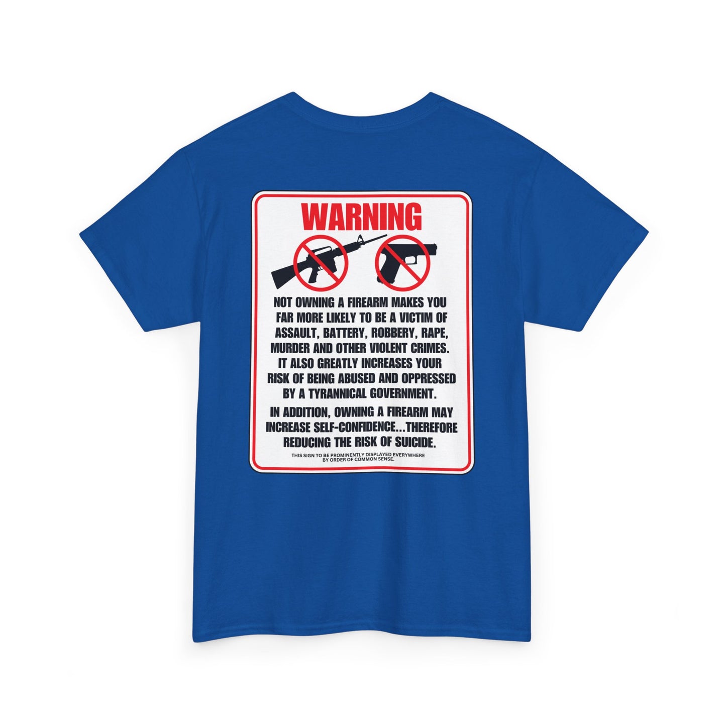Firearm Safety! Unisex Heavy Cotton Tee
