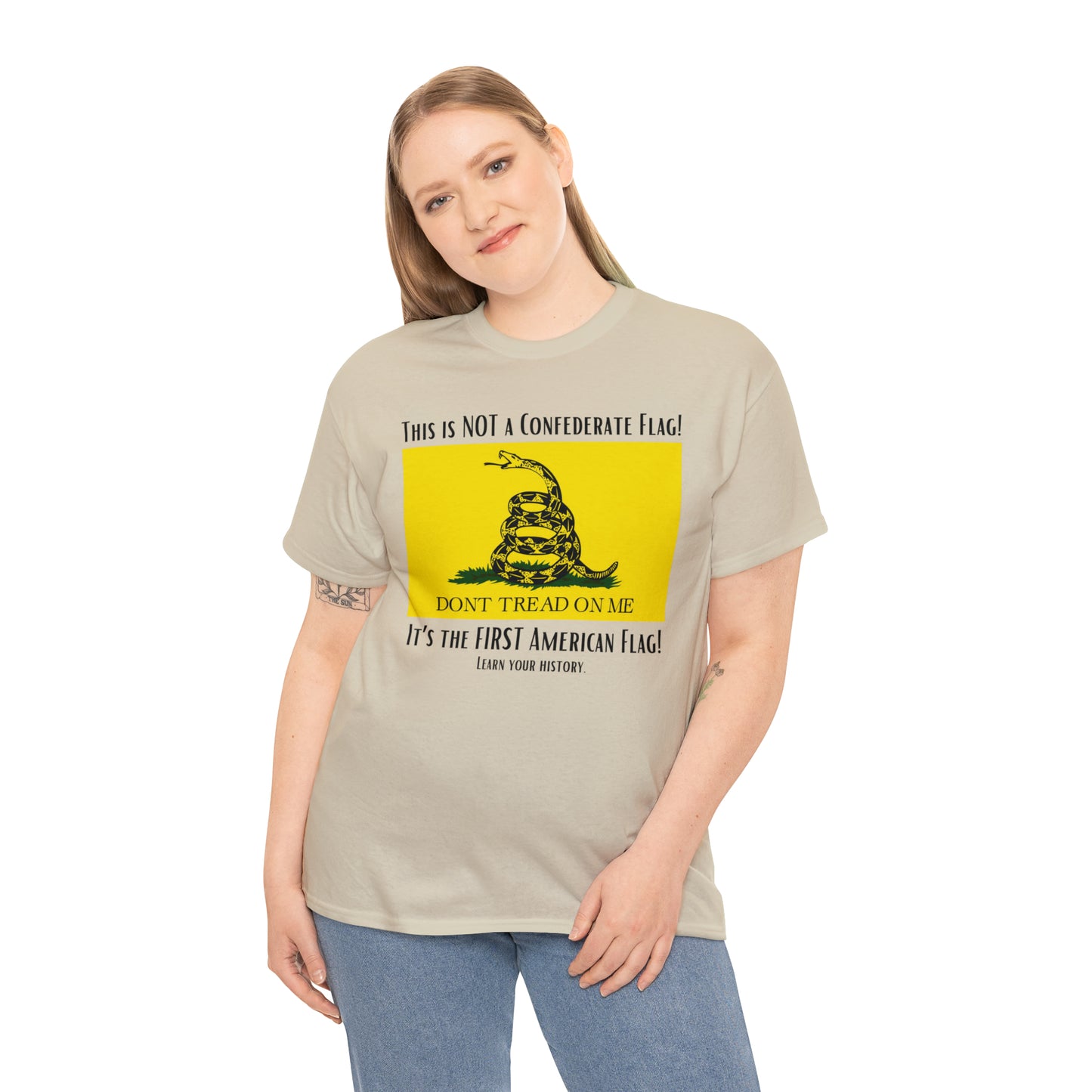 1st American Flag Unisex Heavy Cotton Tee