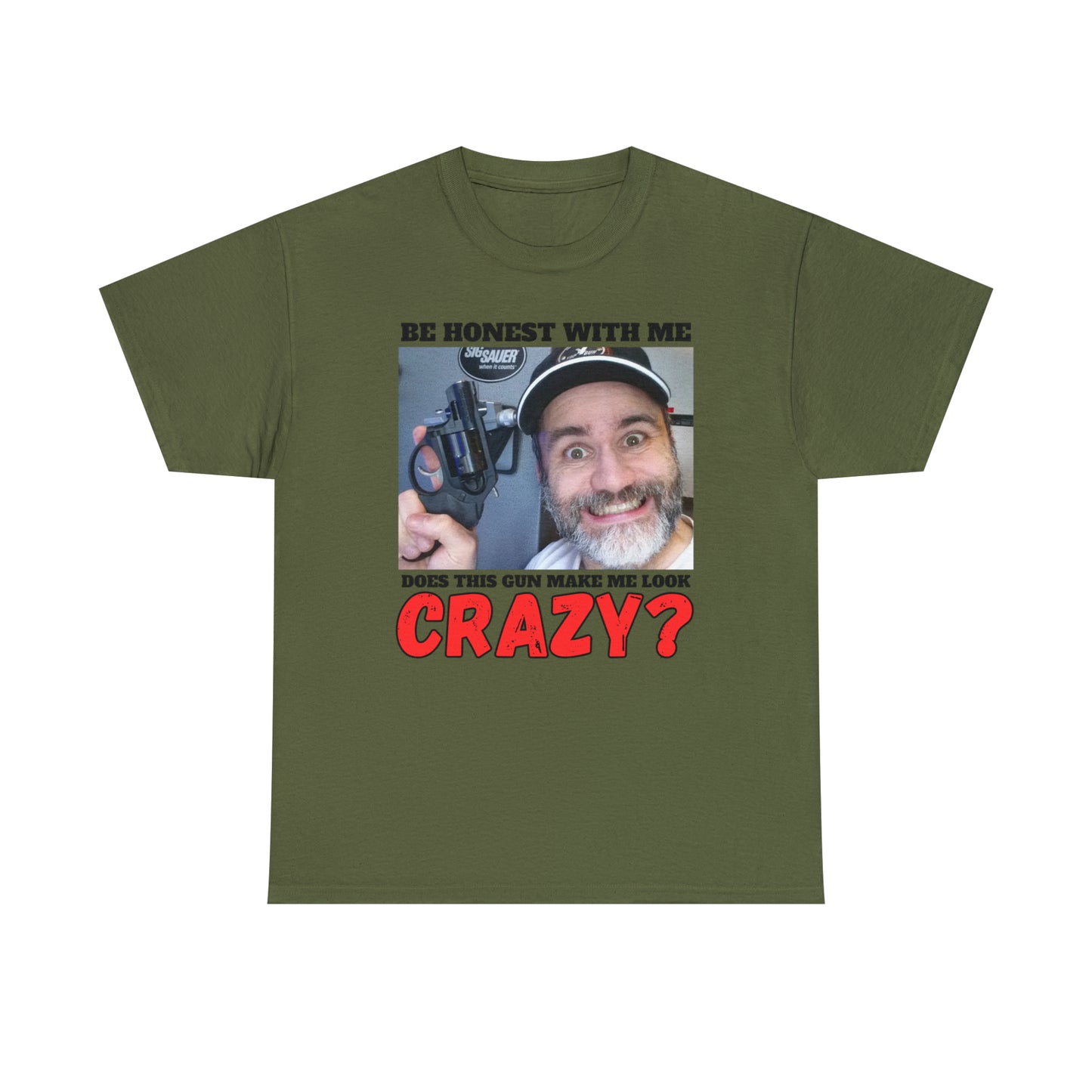 Crazy? Unisex Heavy Cotton Tee