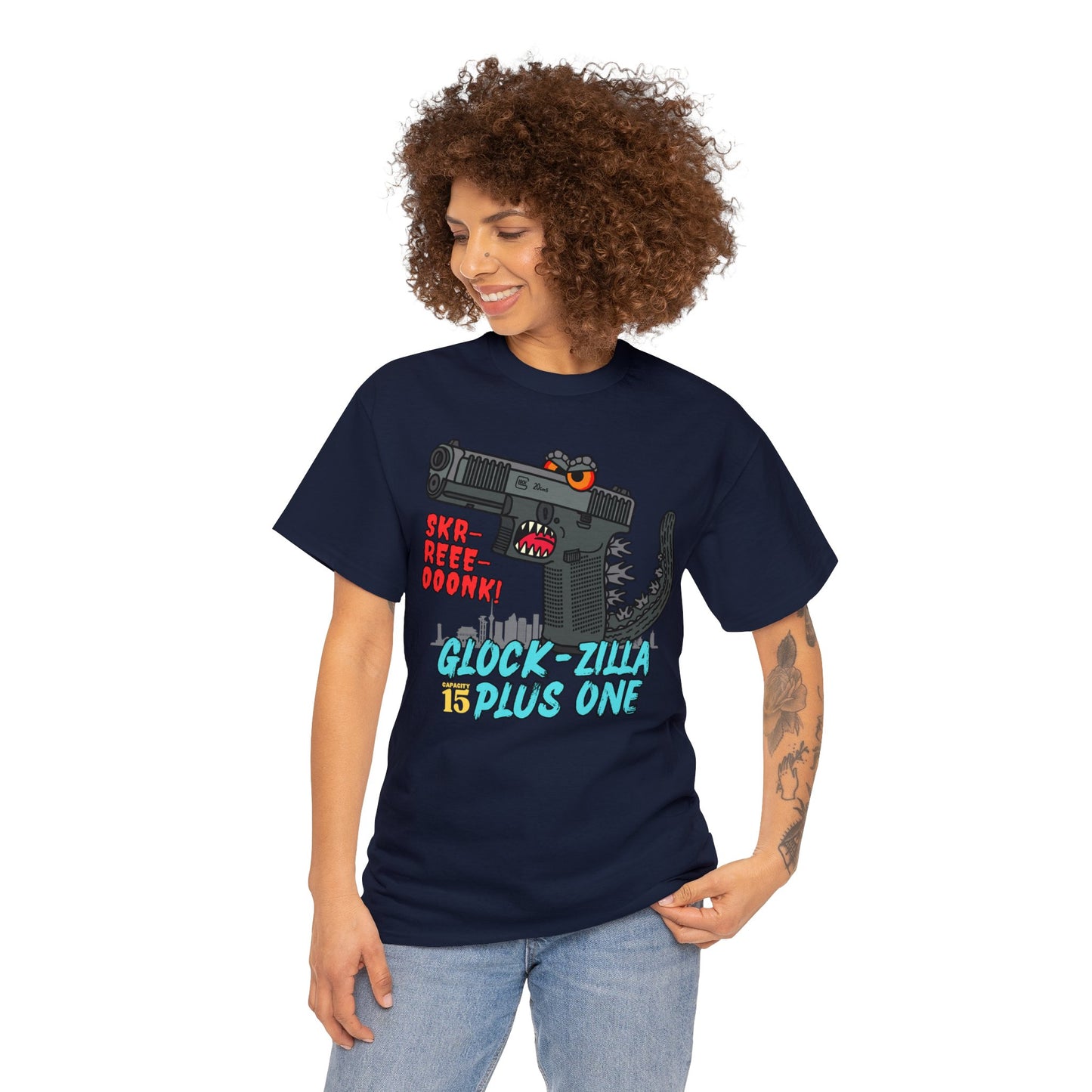 Glock-zilla! Unisex Heavy Cotton Tee