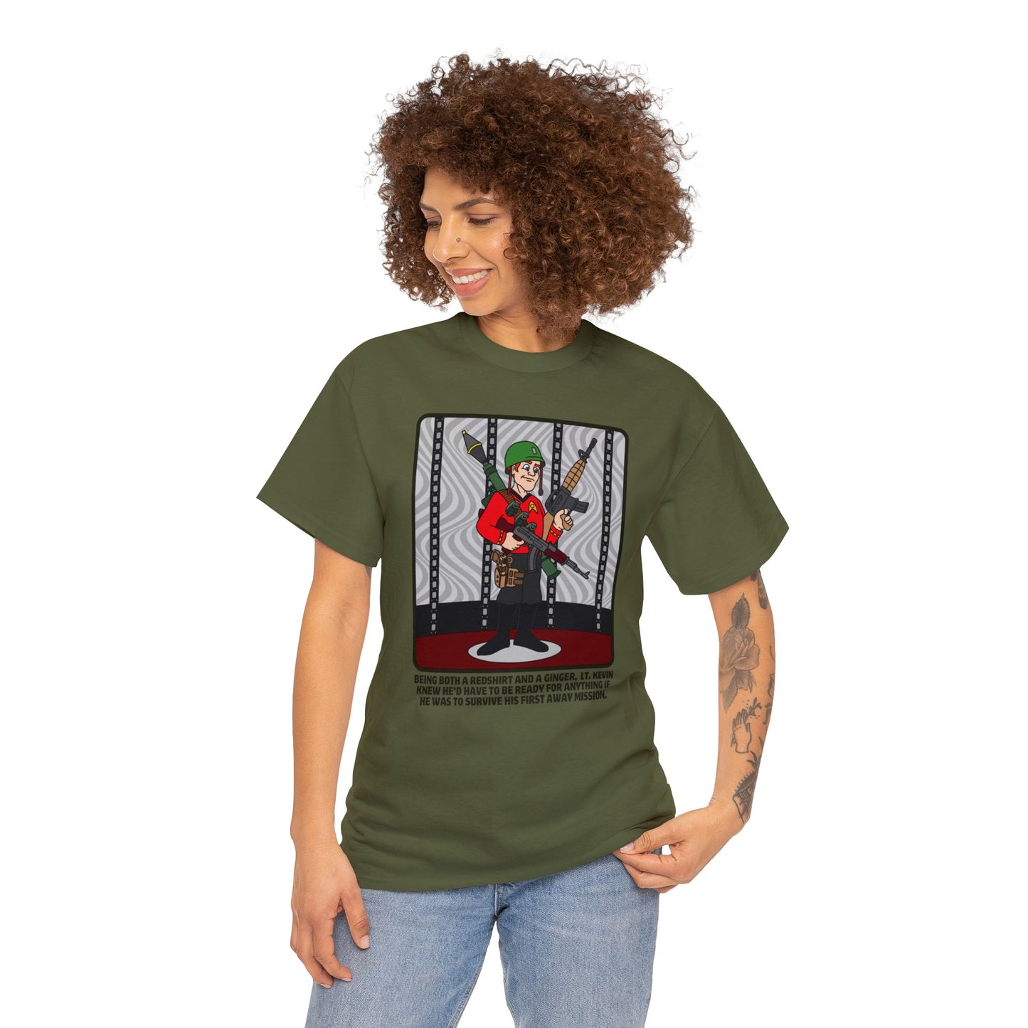 Ginger Redshirt Unisex Heavy Cotton Tee