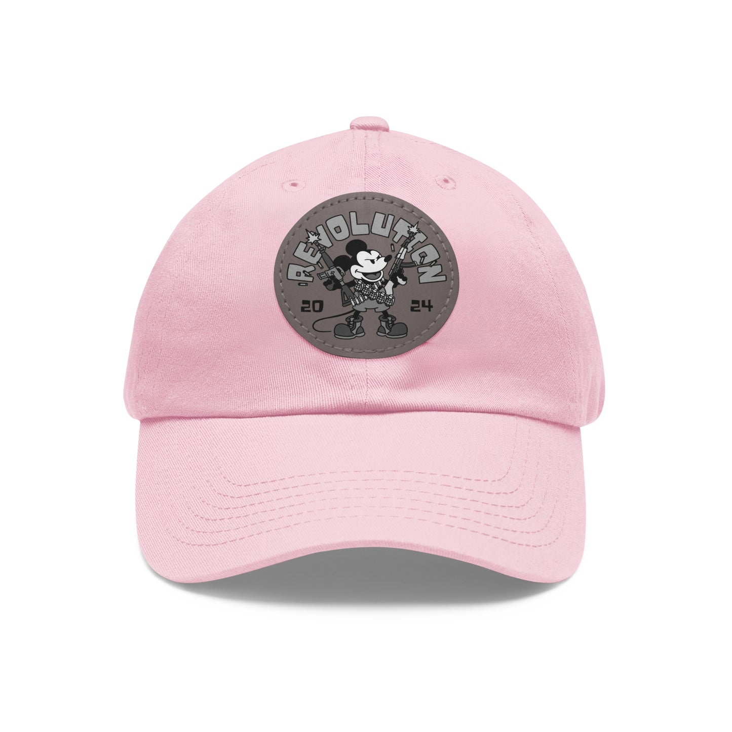 Revolutionary Willie! Dad Hat with Leather Patch (Round)